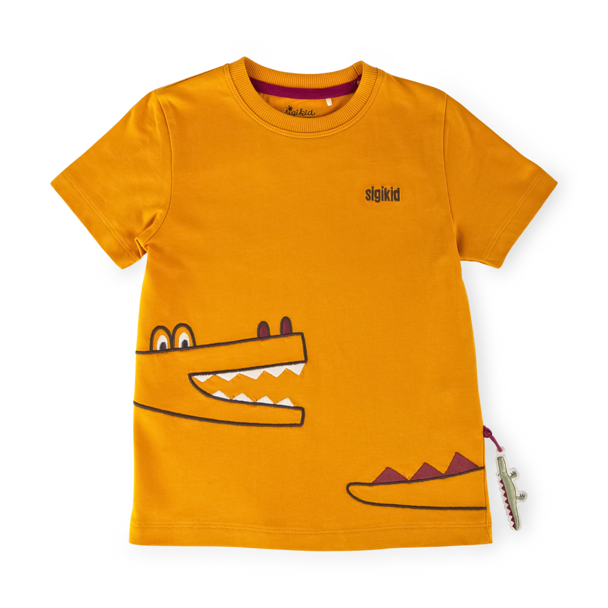 Gelbes Kinder T-Shirt Krokodil Gelbes Kinder T-Shirt Krokodil