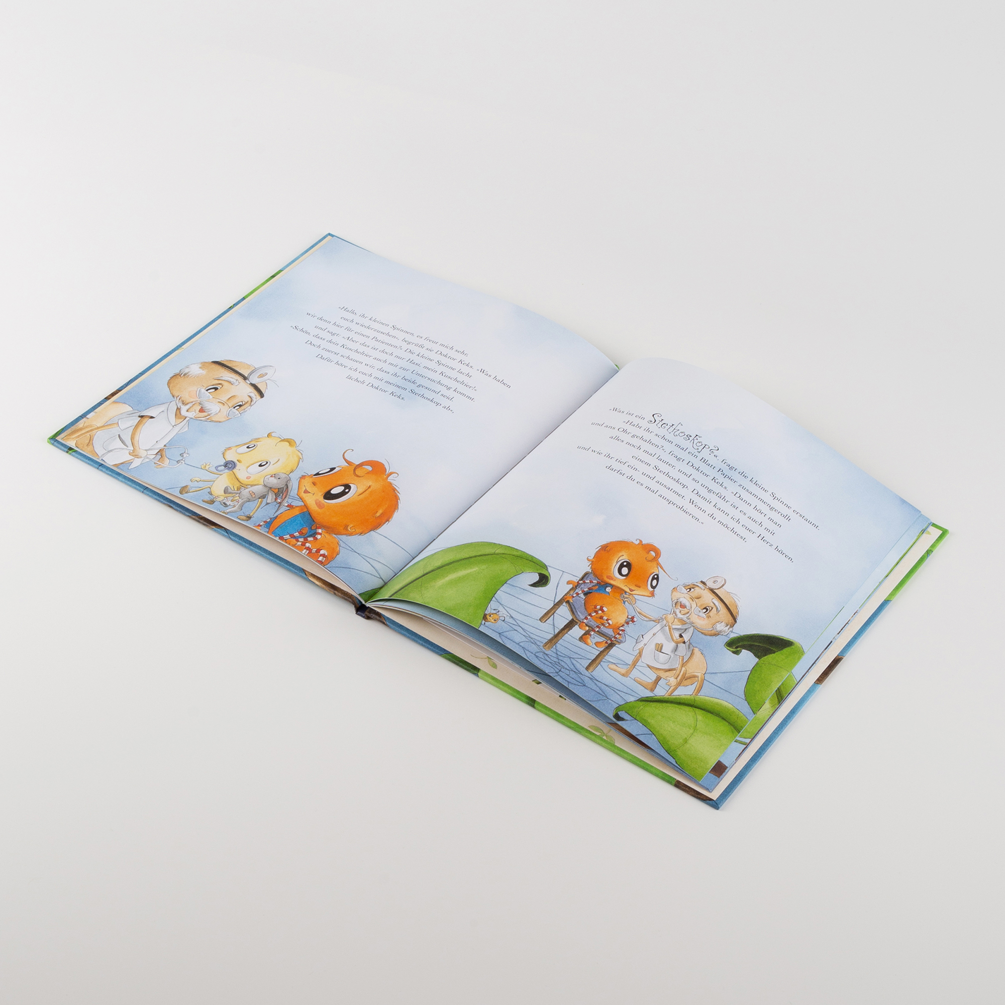 Kinderbuch Besuch beim Doktor - Die kleine Spinne Widerlich Kinderbuch Besuch beim Doktor - Die kleine Spinne Widerlich