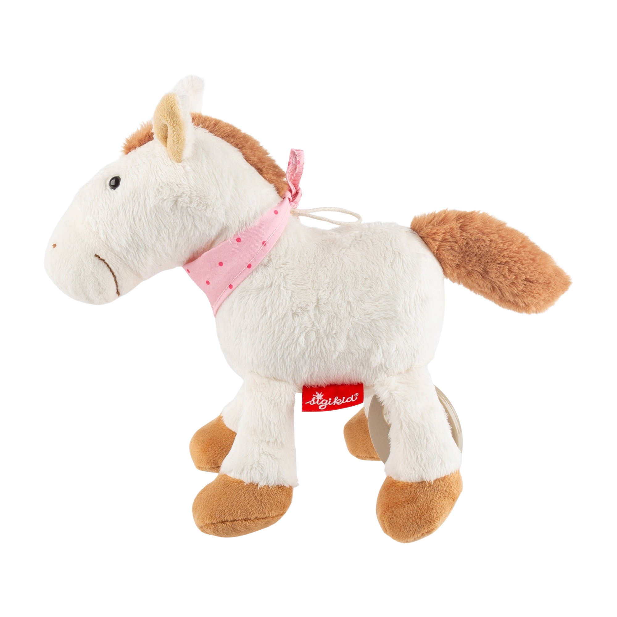 Baby Spieluhr weißes Pony, Drei Haselnüsse für Aschenbrödel Baby Spieluhr weißes Pony, Drei Haselnüsse für Aschenbrödel