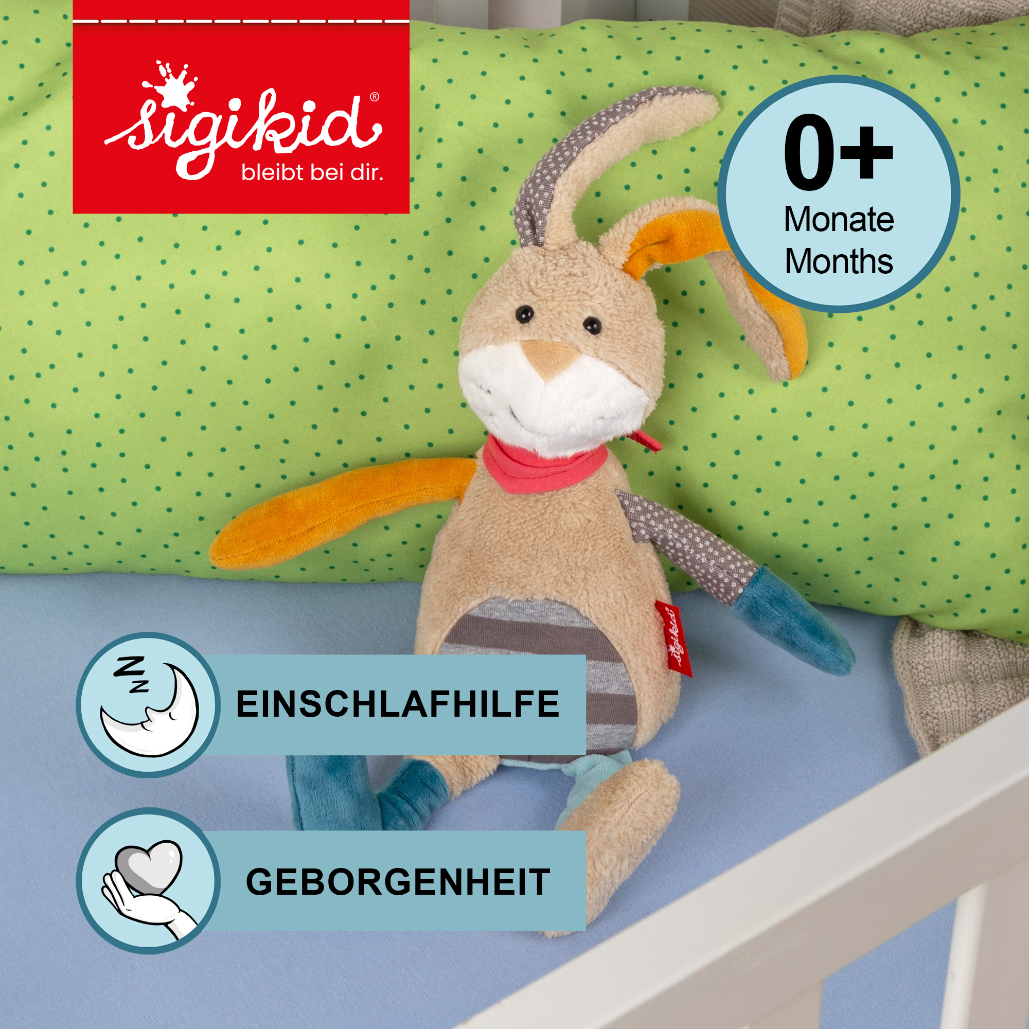 Kuscheltier Hase, Patchwork Sweety Kuscheltier Hase, Patchwork Sweety