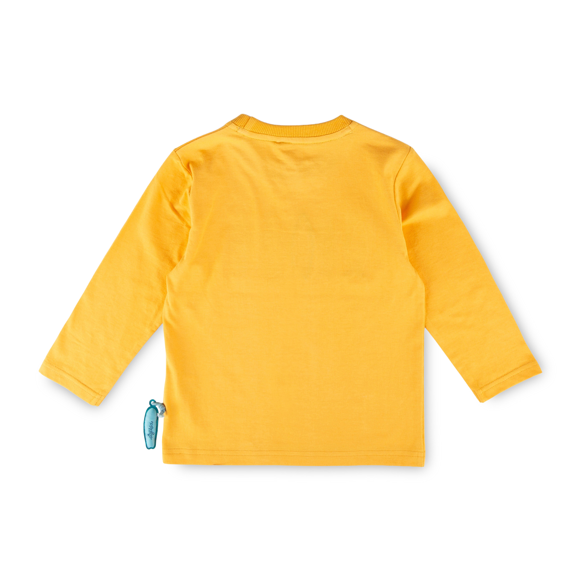Kinder Langarmshirt Hai, gelb
