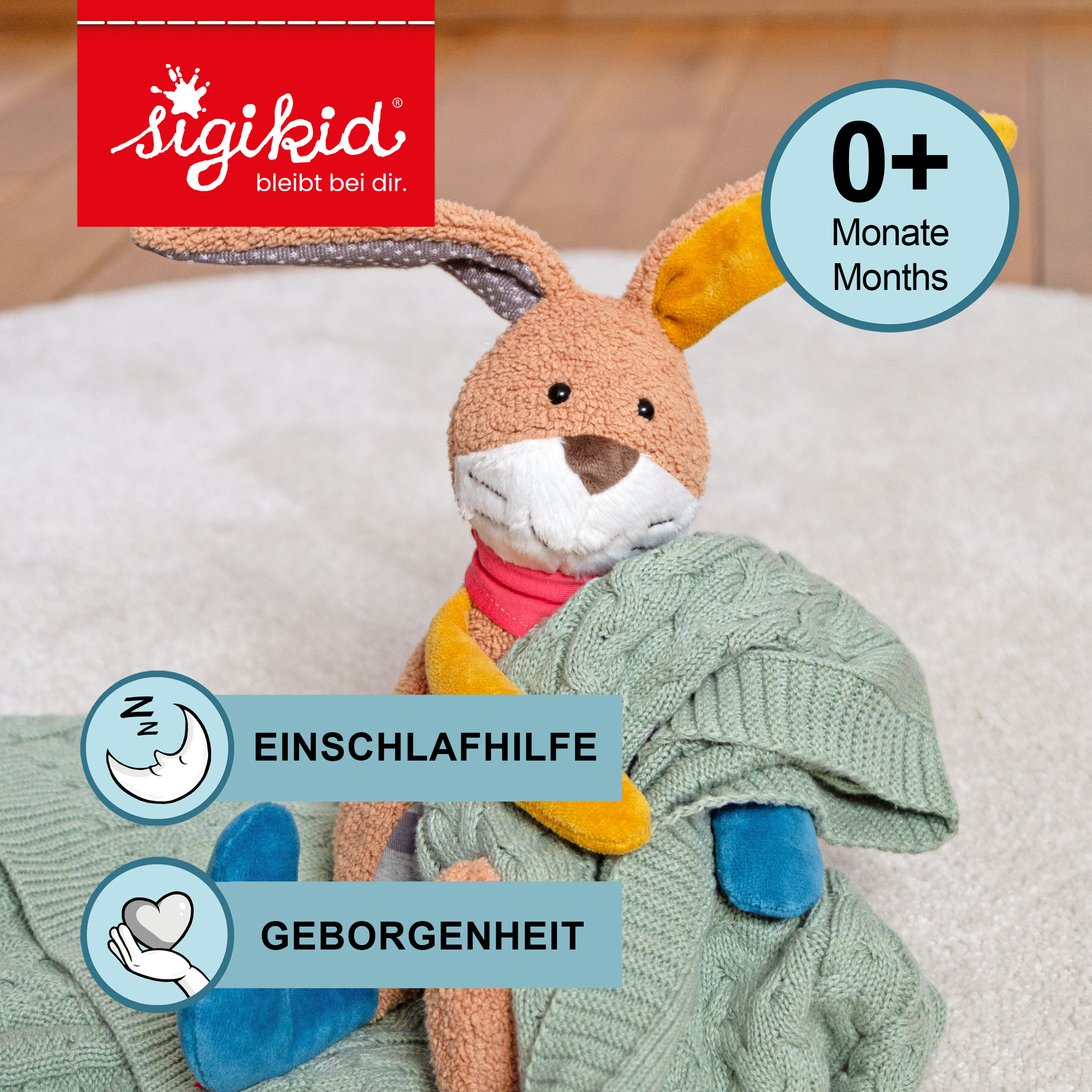 Plush toy bunny, Patchwork Sweety