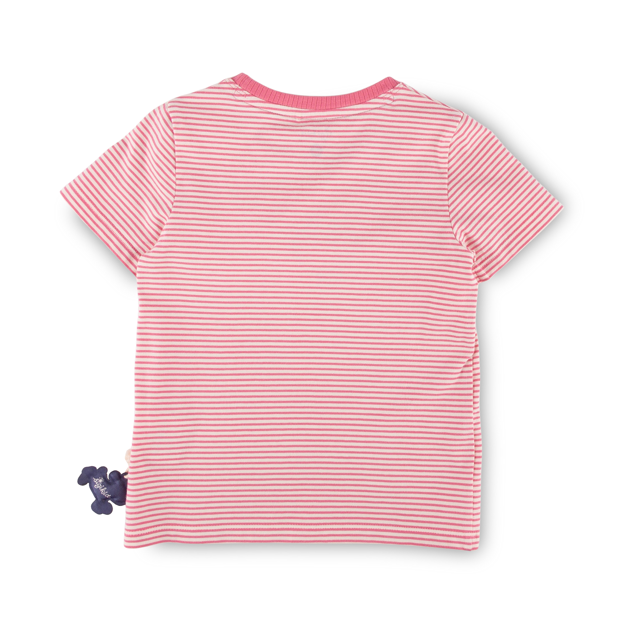 Kinder T-Shirt Hund Funny Dog, rosa geringelt Kinder T-Shirt Hund Funny Dog, rosa geringelt