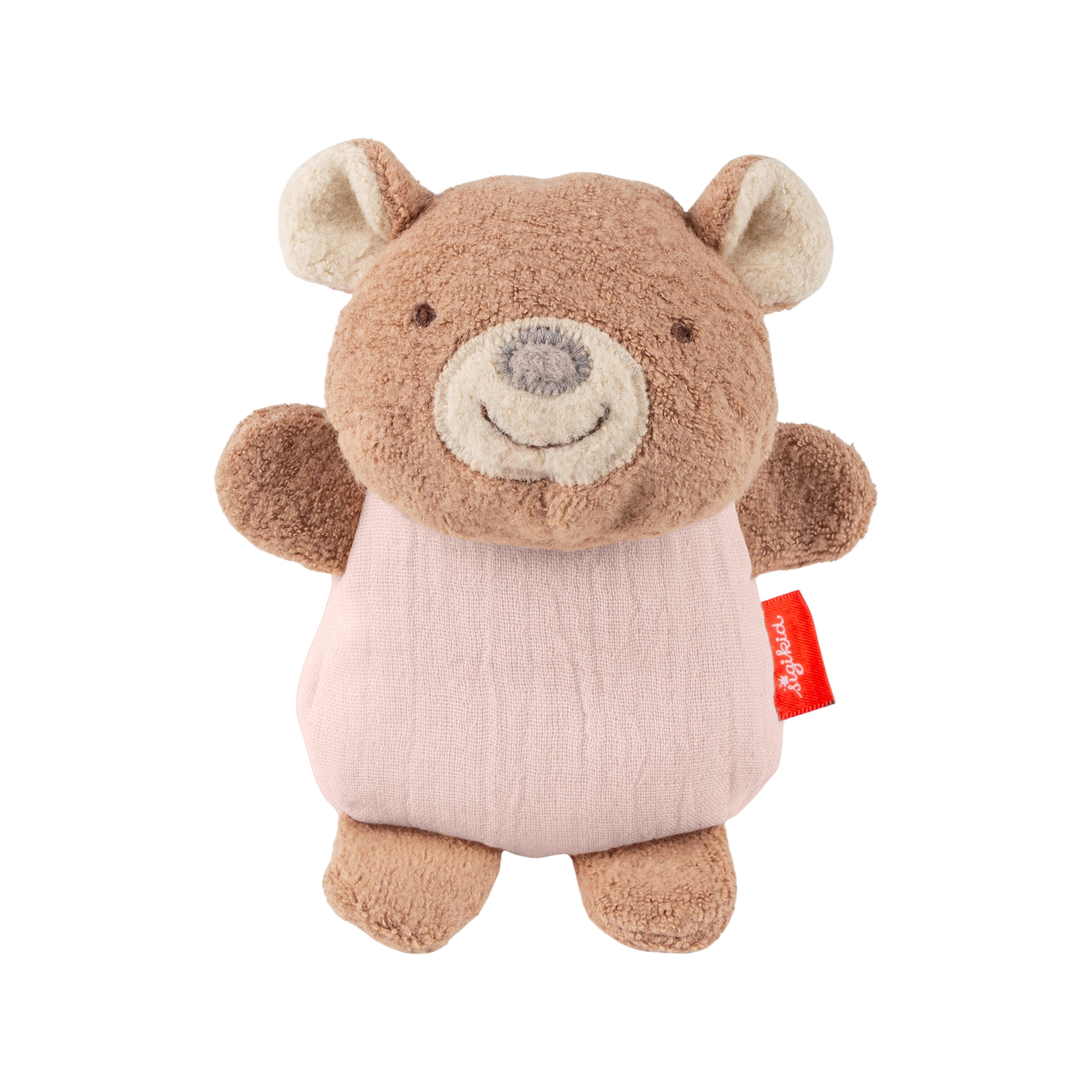 Baby Musselin Knister Greifling Bär