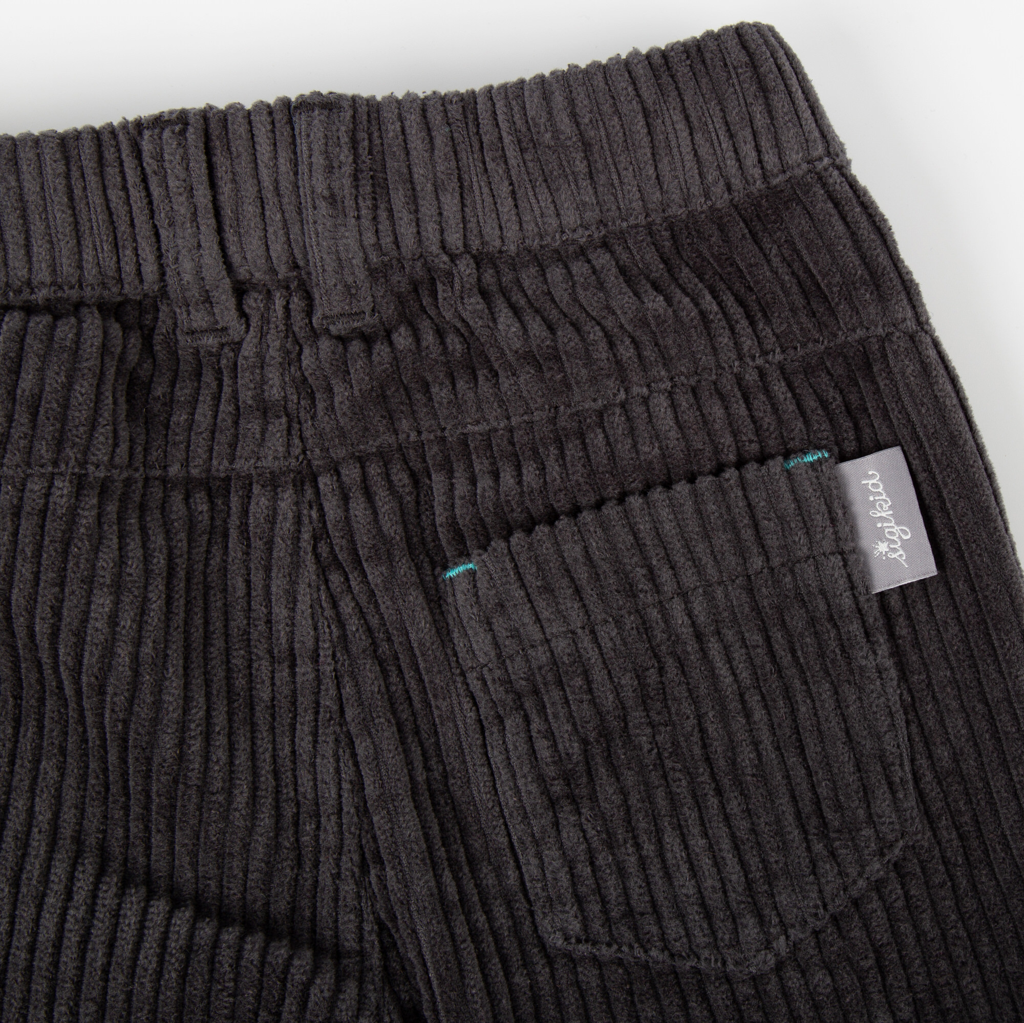Dunkelgraue Kinder Cordhose
