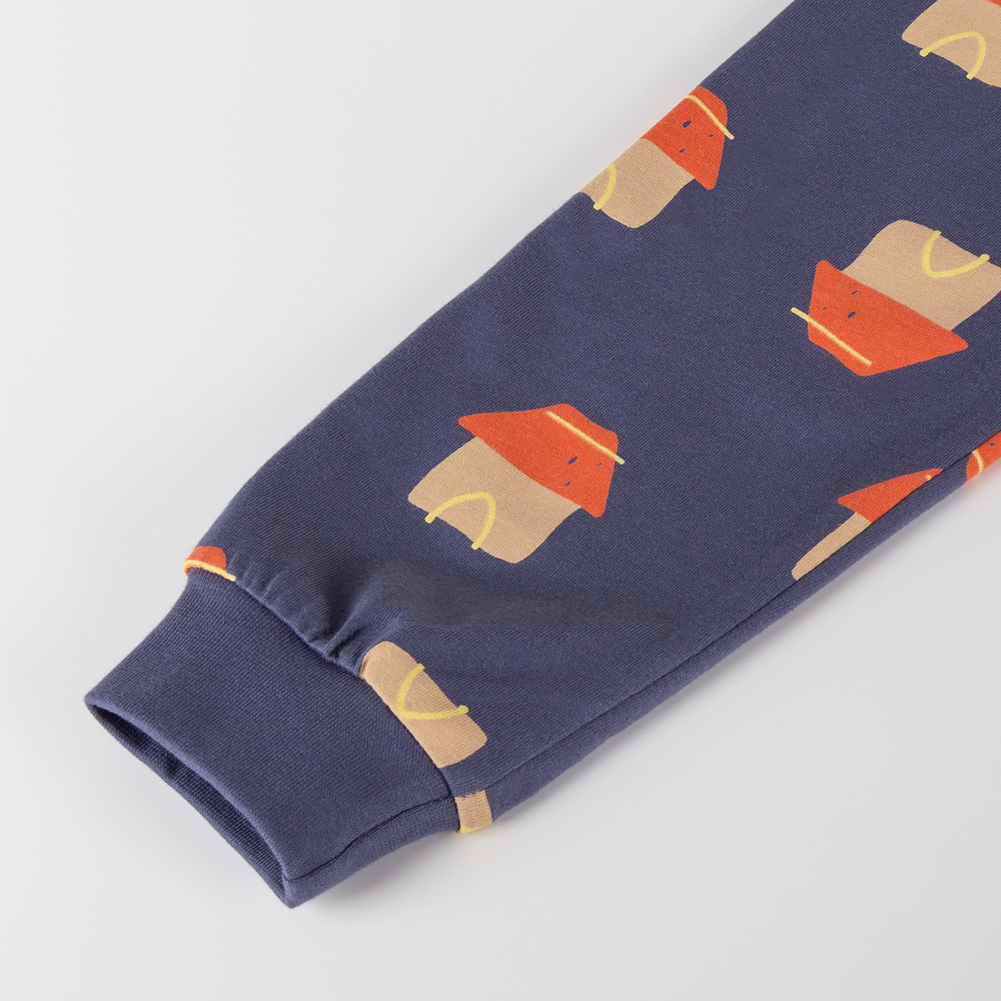 Kinder Pyjama Hund, rot/blau