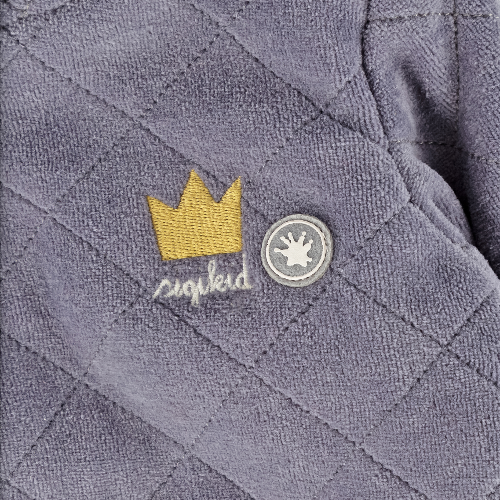 Baby Nicki Overall Krönchen Bär, dunkelgrau Baby Nicki Overall Krönchen Bär, dunkelgrau