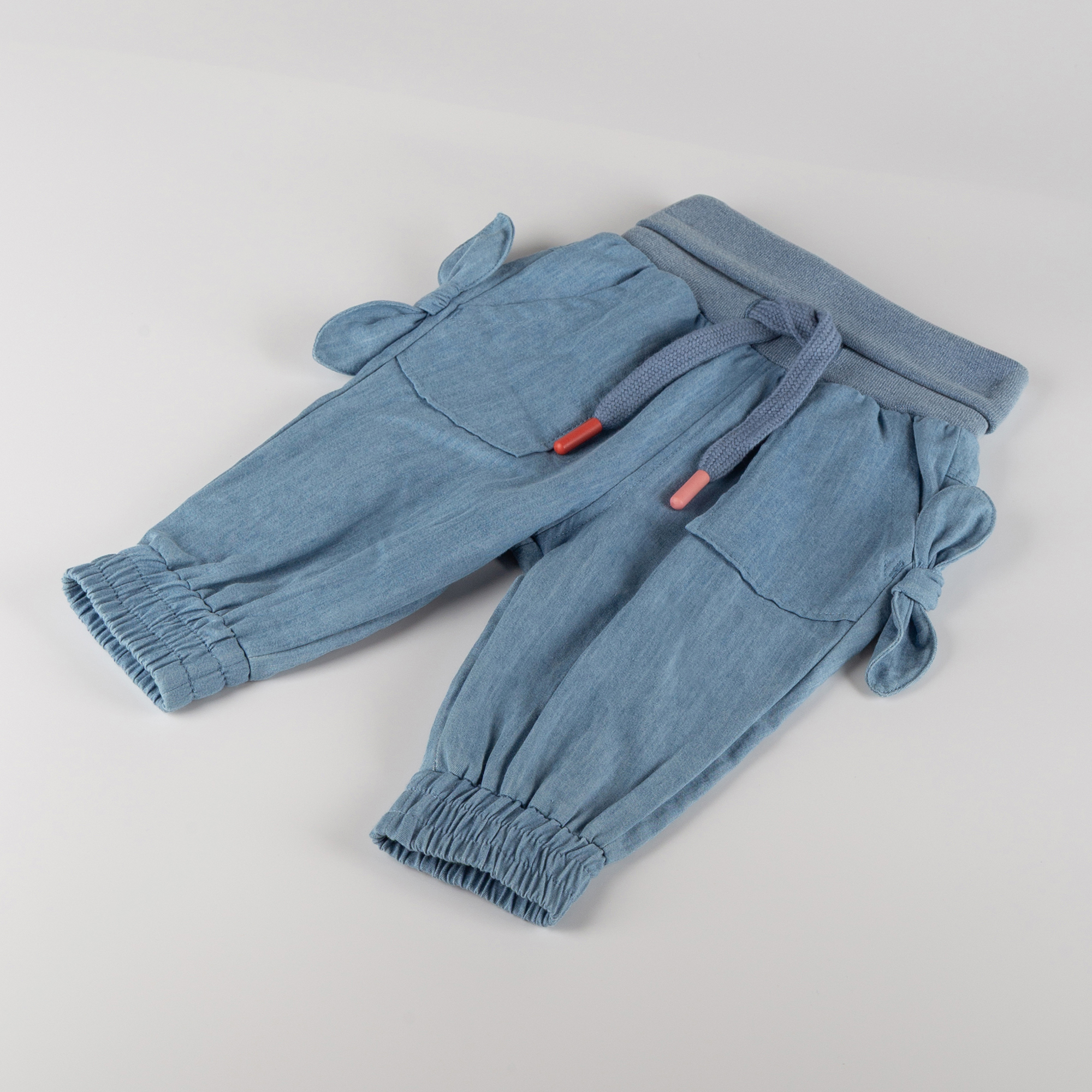 Baby Chambray Hose, hellblau