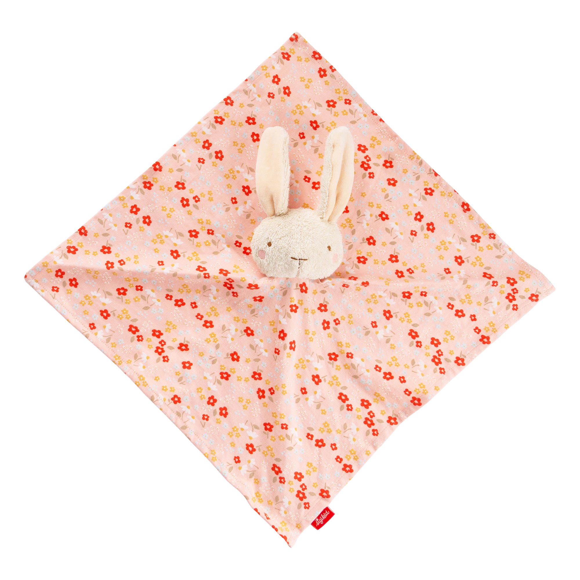 Baby comforter blankie bunny, pink