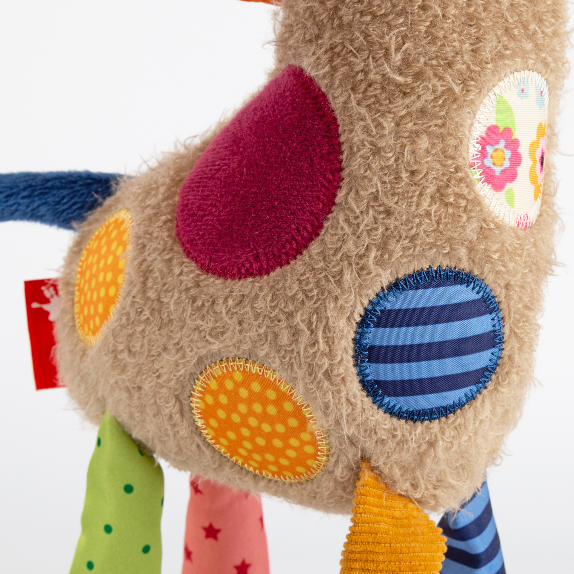 Soft toy giraffe, Patchwork Sweety