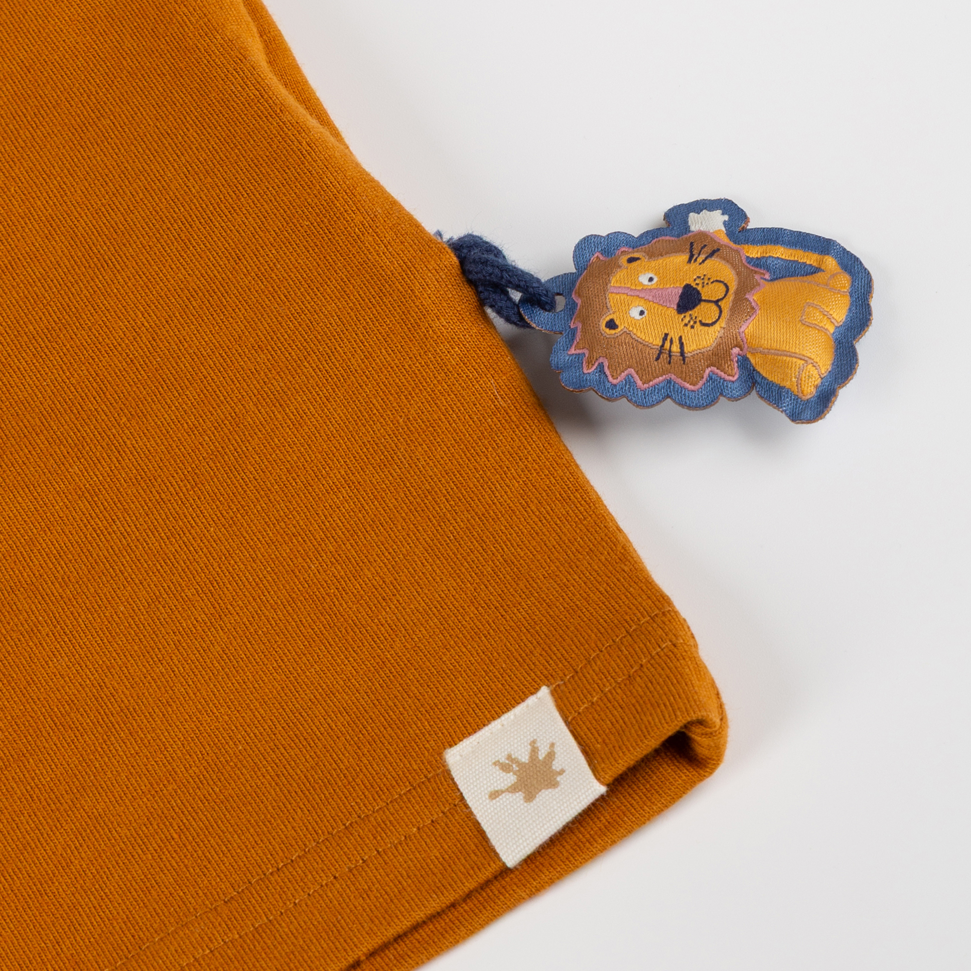 Kinder T-Shirt Tiger & Löwe, braun