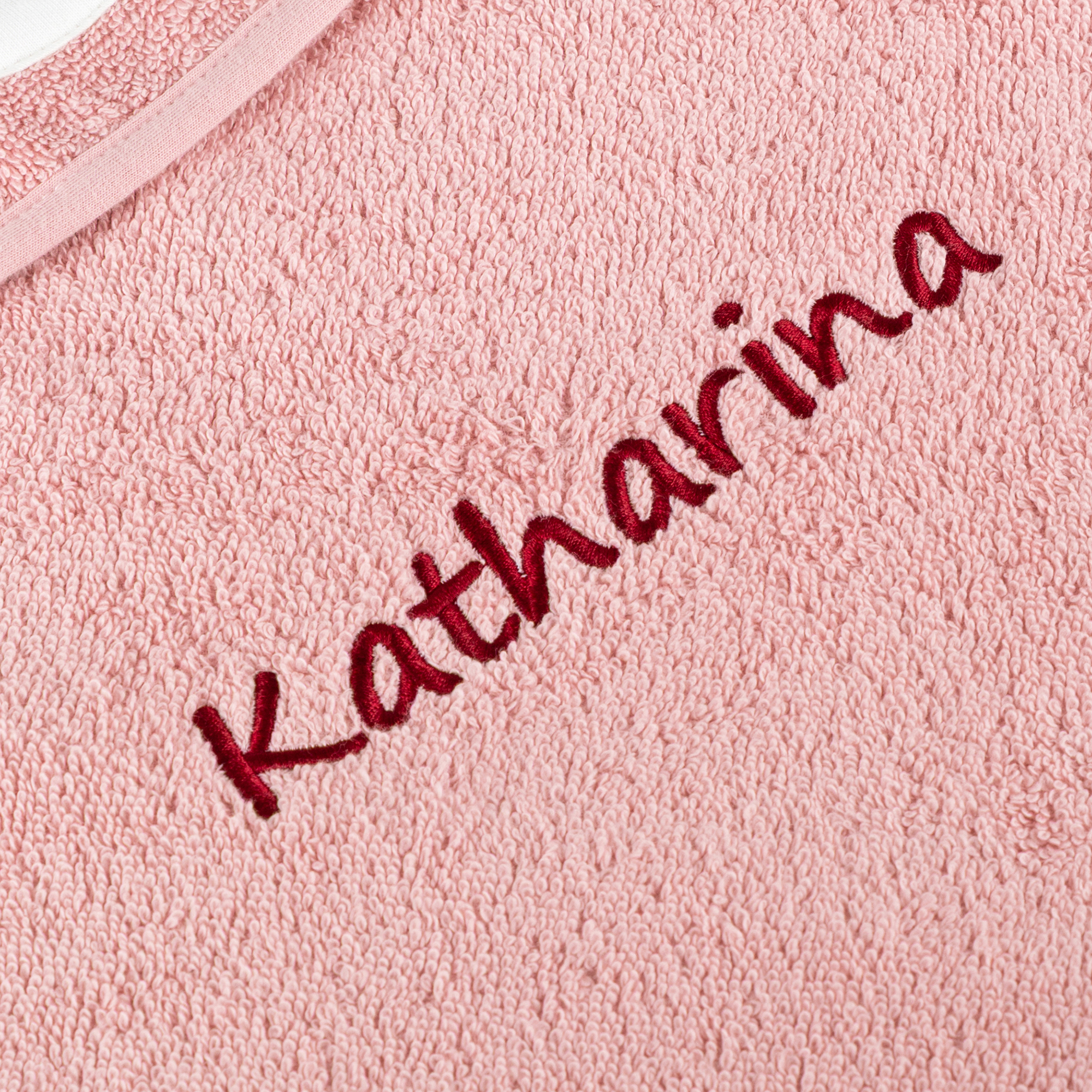 Kapuzen-Badetuch Hase mit Namens-Stickerei