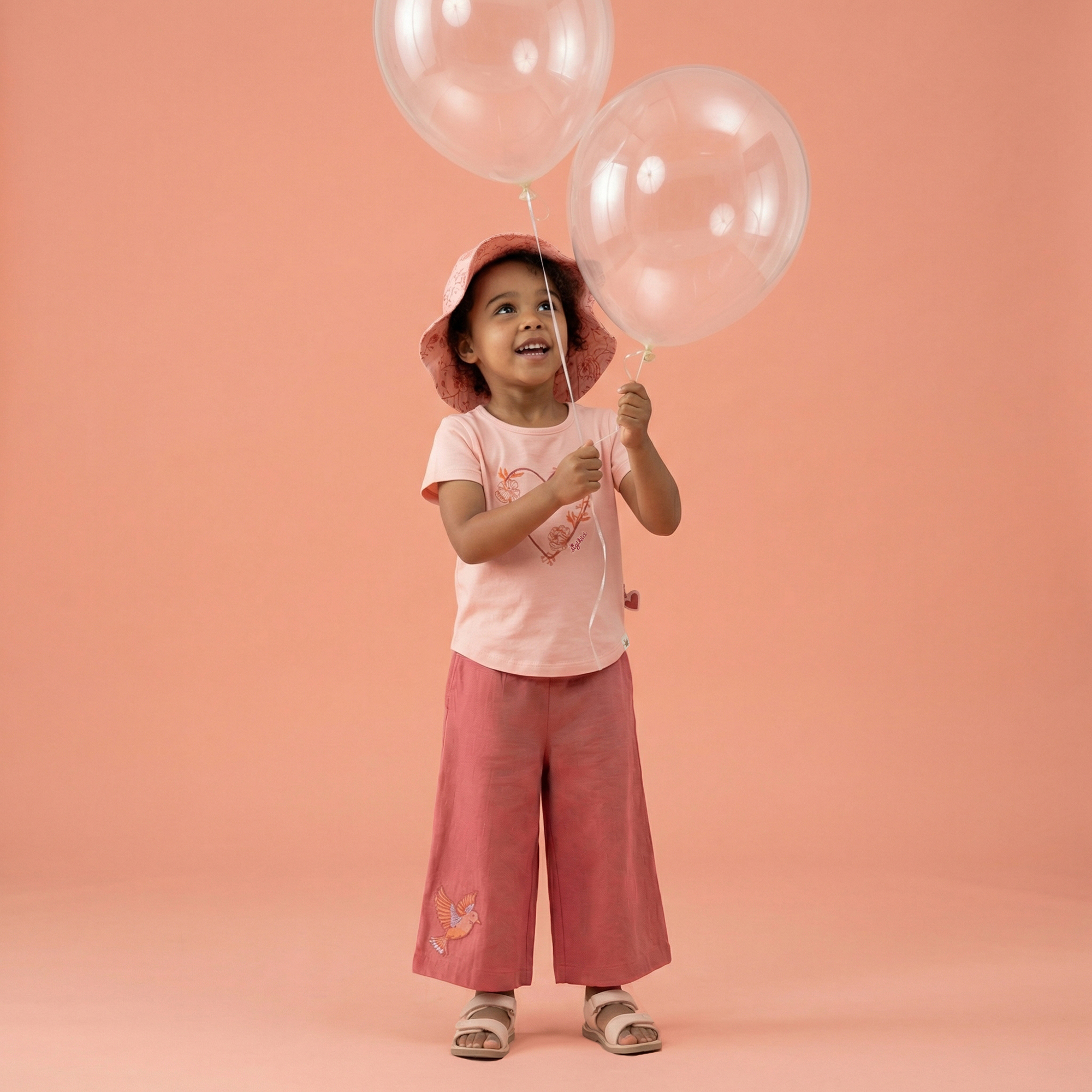 Children's culottes summer pants, Spring Birds