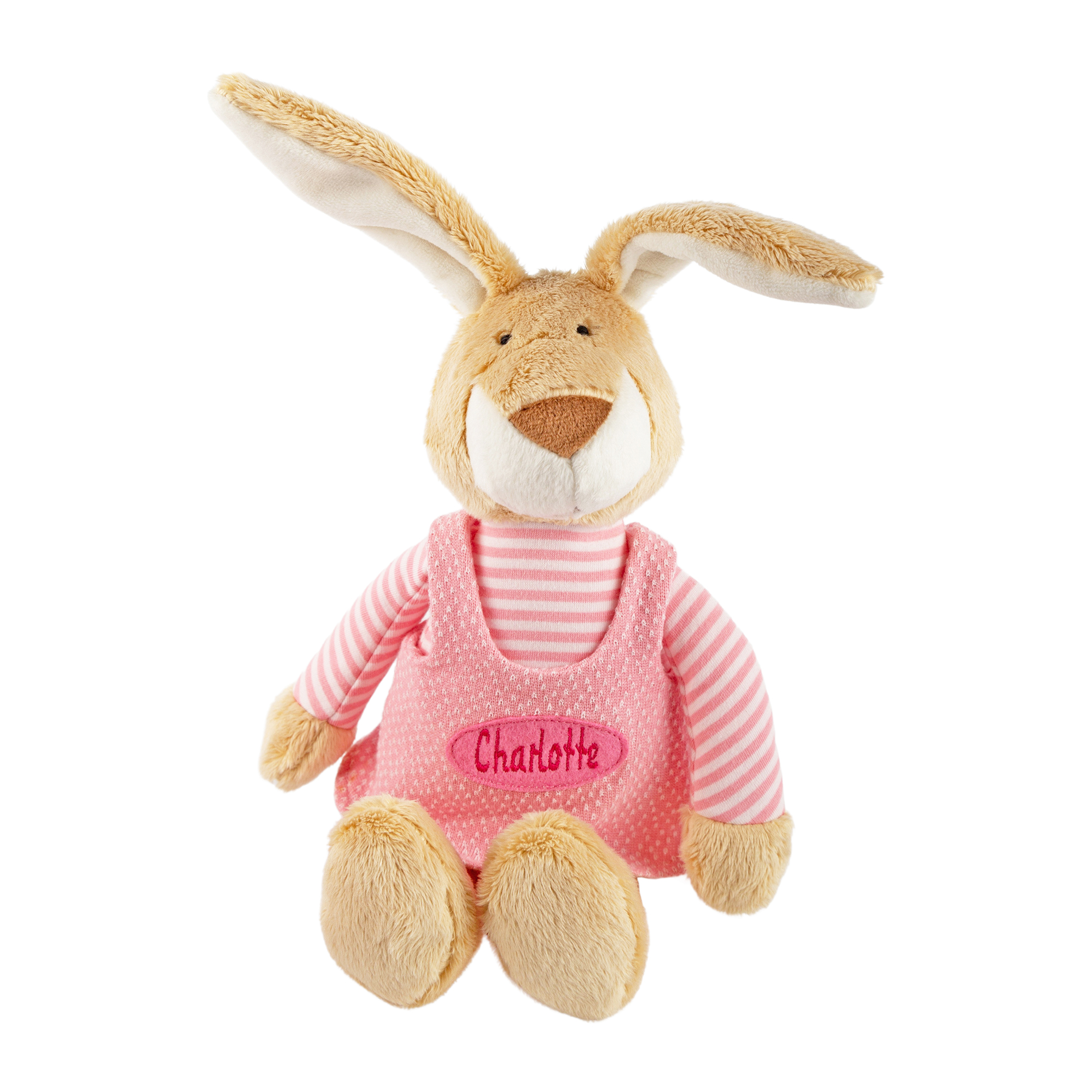 Kuscheltier Namensspielfigur Hase rosa Kuscheltier Namensspielfigur Hase rosa