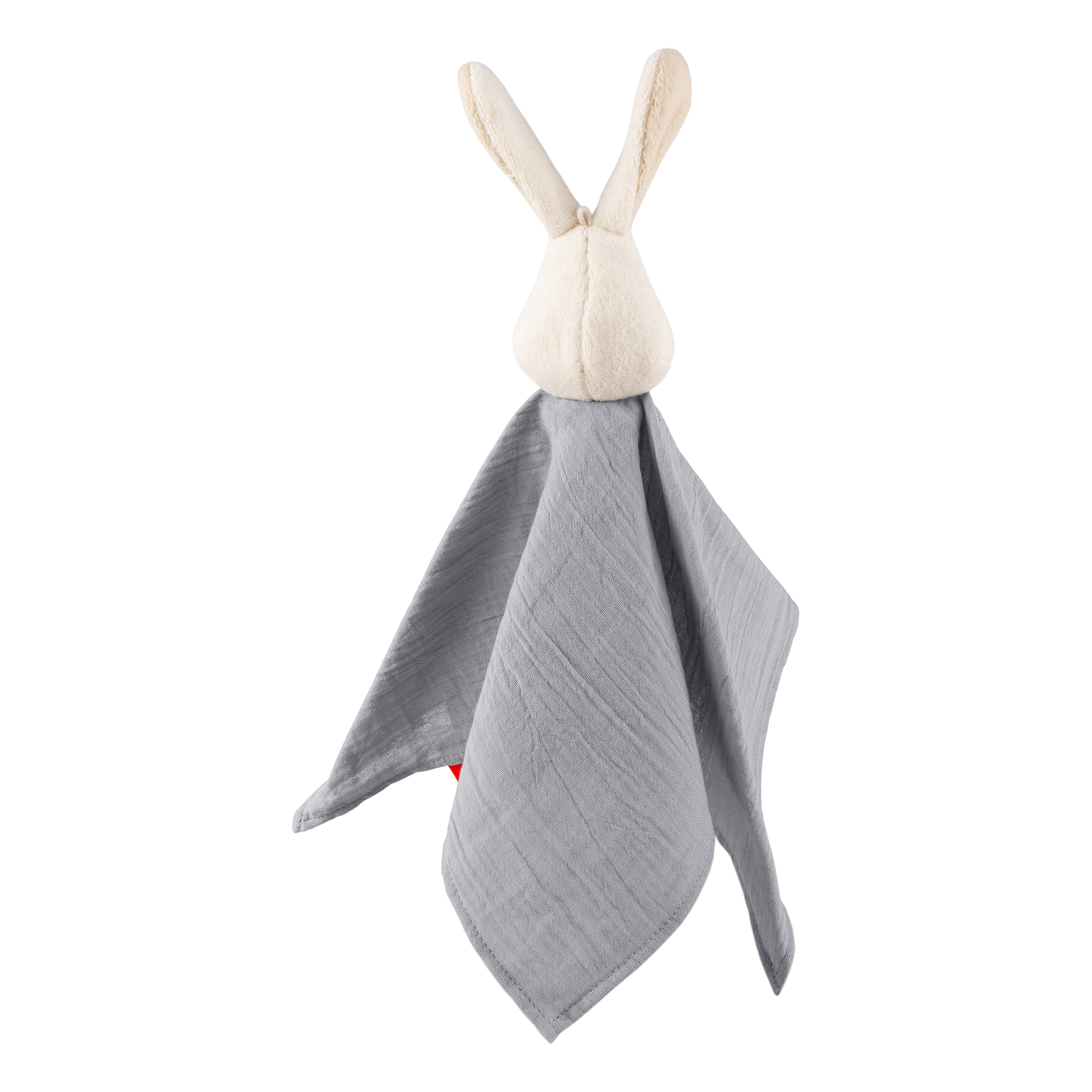 Baby Musselin Schnuffeltuch Hase, grau