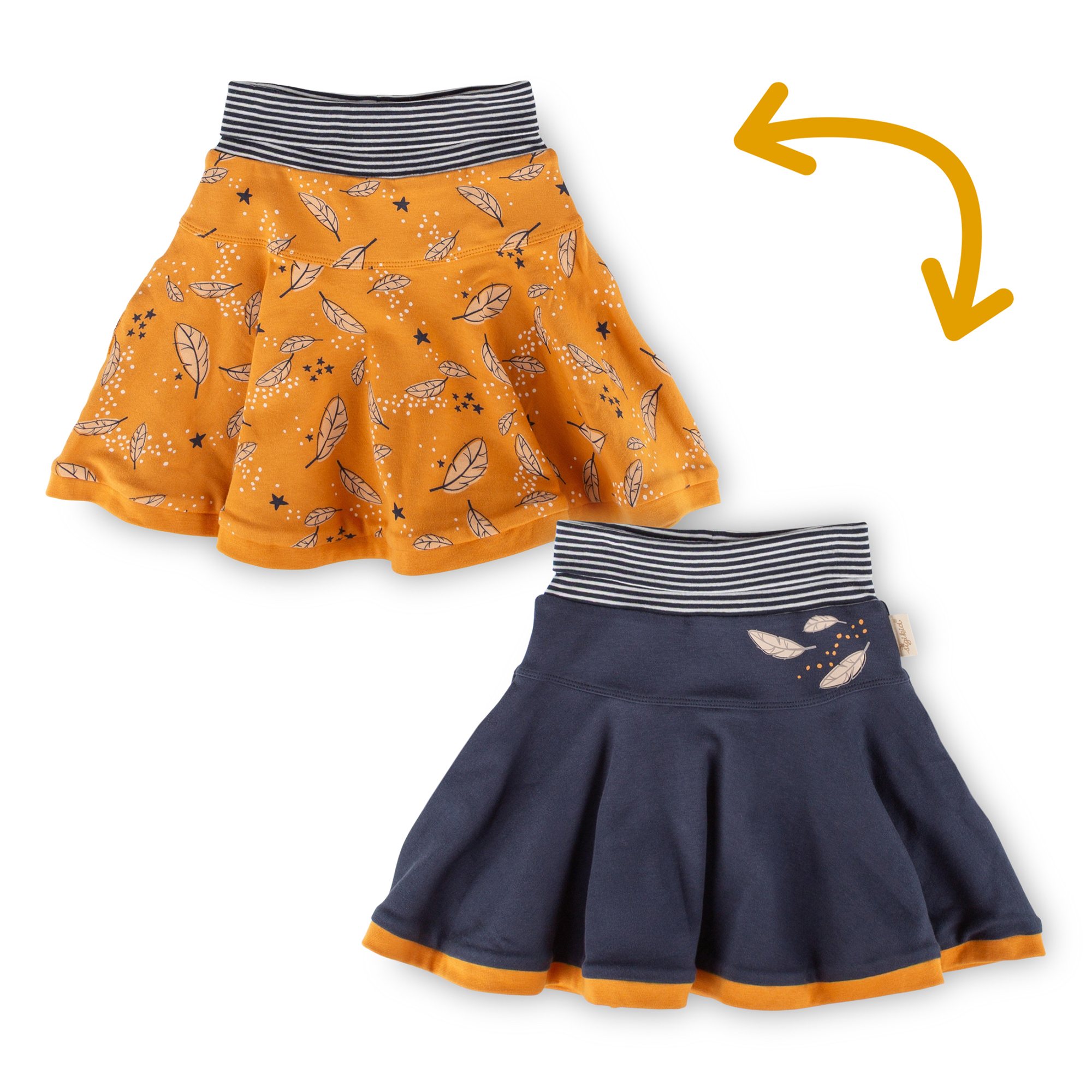 Kinder Wenderock Magic Owl, dunkelblau oder gelb mit Federprint Kinder Wenderock Magic Owl, dunkelblau oder gelb mit Federprint