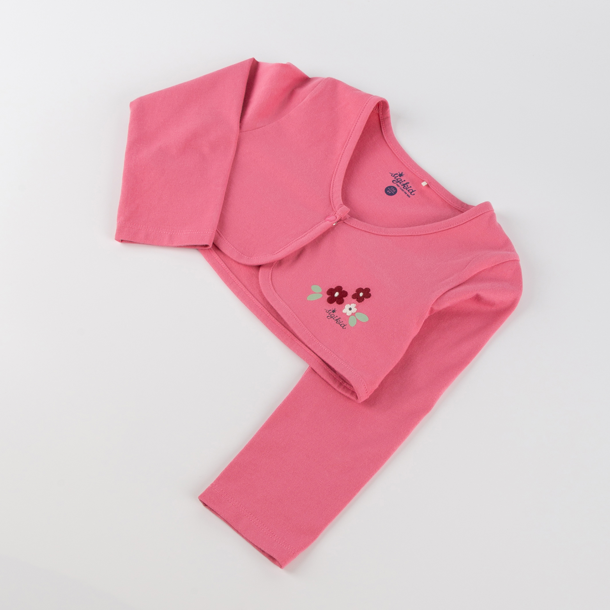 Kinder Langarm Bolero Jacke, rosa mit Blümchen, Funny Dog Kinder Langarm Bolero Jacke, rosa mit Blümchen, Funny Dog