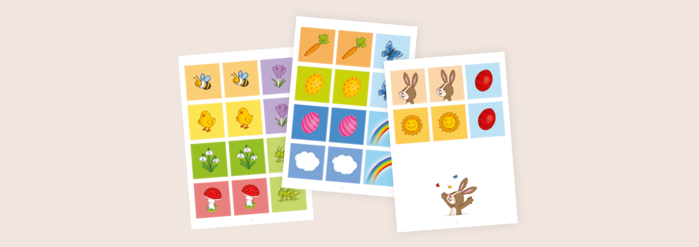 Kinder-Memo-Spiel (nicht nur) zu Ostern