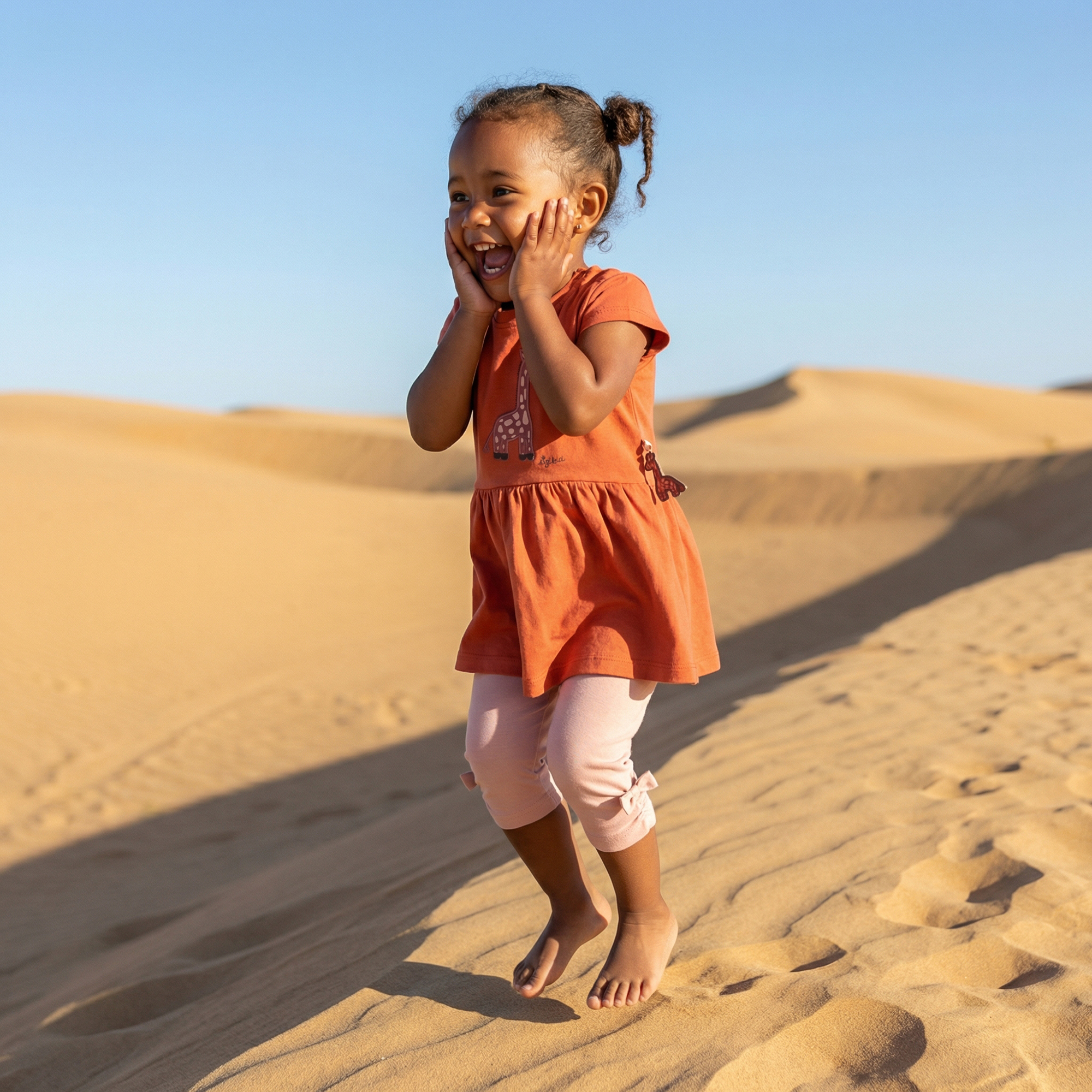 Baby Capri Leggings Schleifchen, rosa