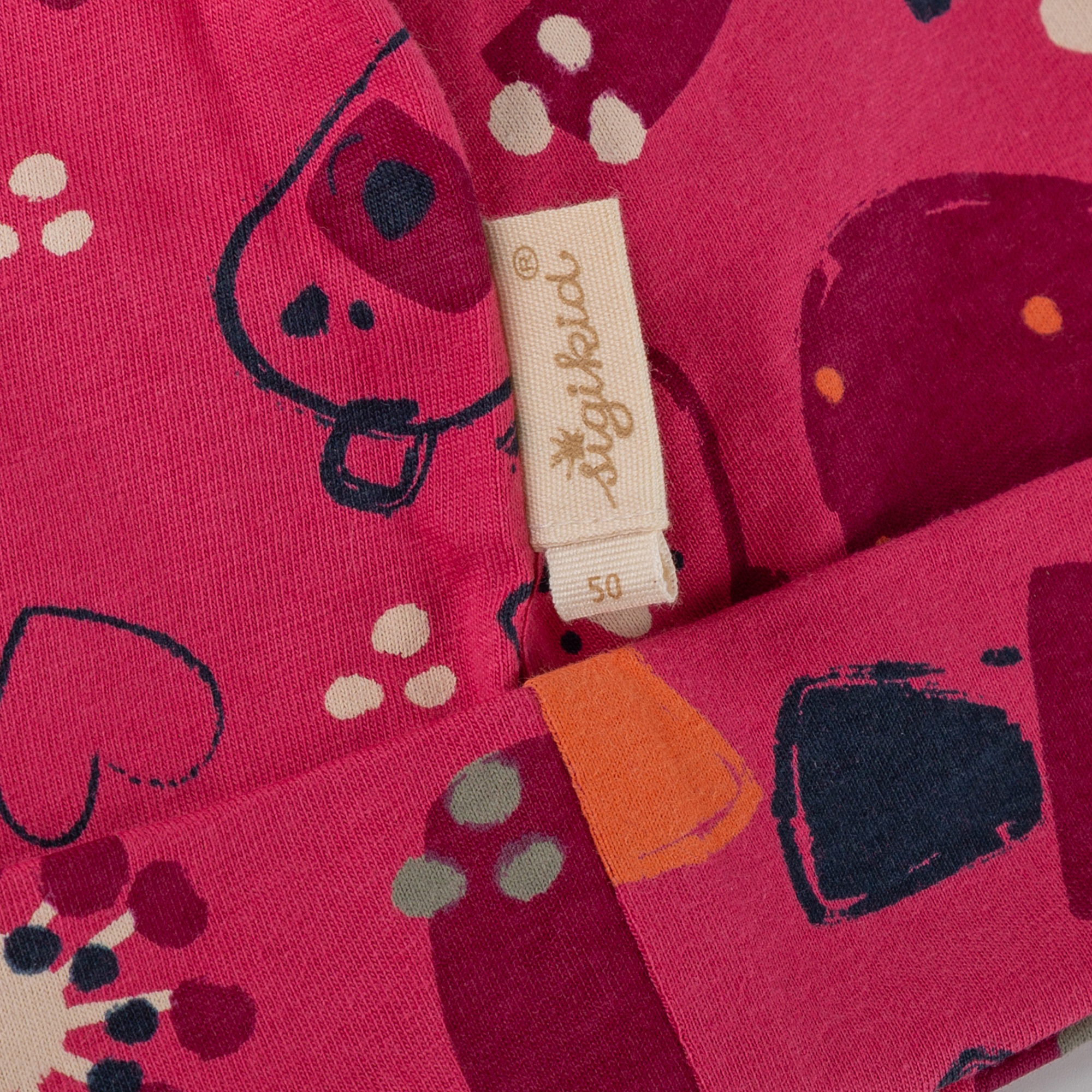 Kinder Mütze Bär Fancy Forest Print, pink Kinder Mütze Bär Fancy Forest Print, pink