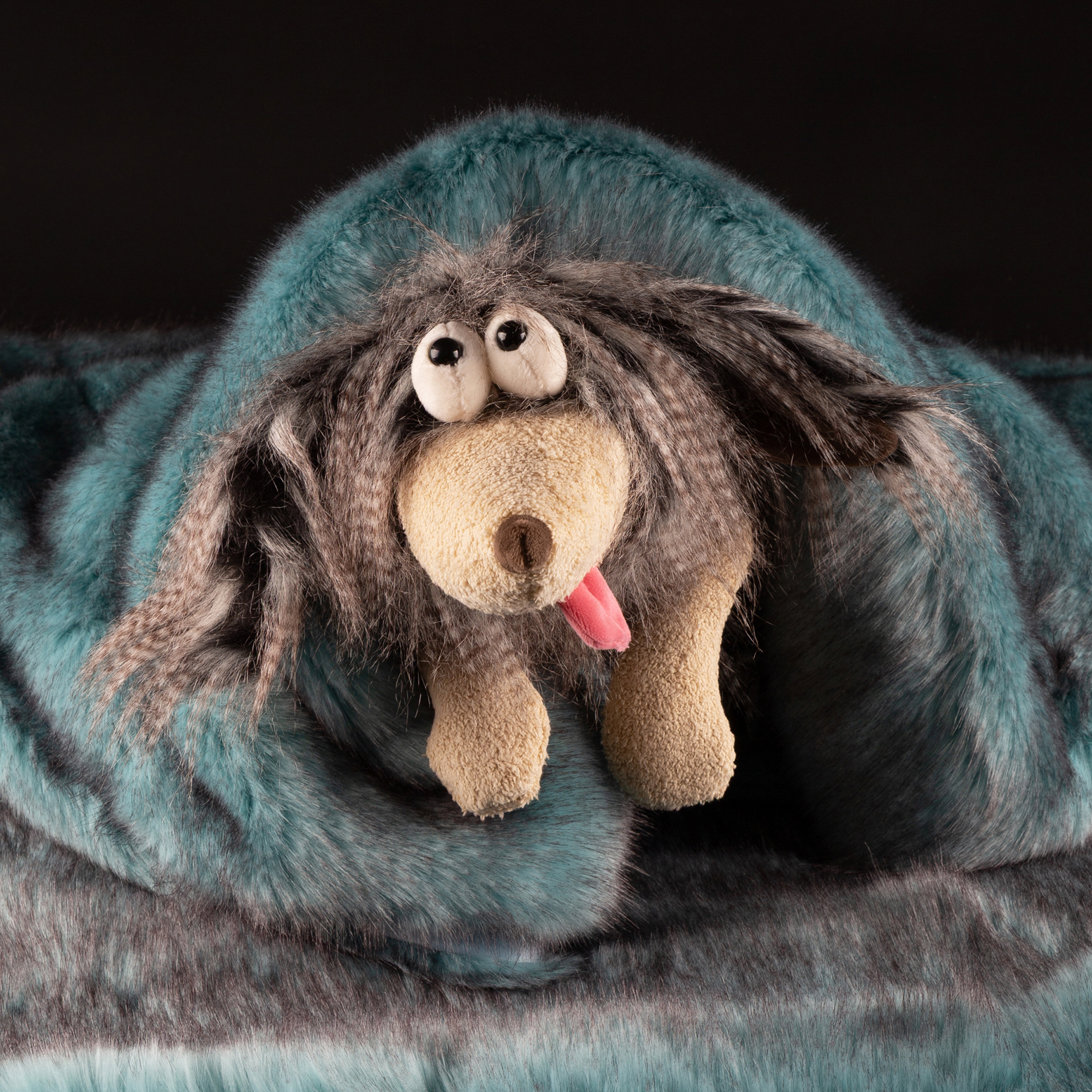 Beasts Plüsch Kuscheldecke, türkisblau Beasts Plüsch Kuscheldecke, türkisblau
