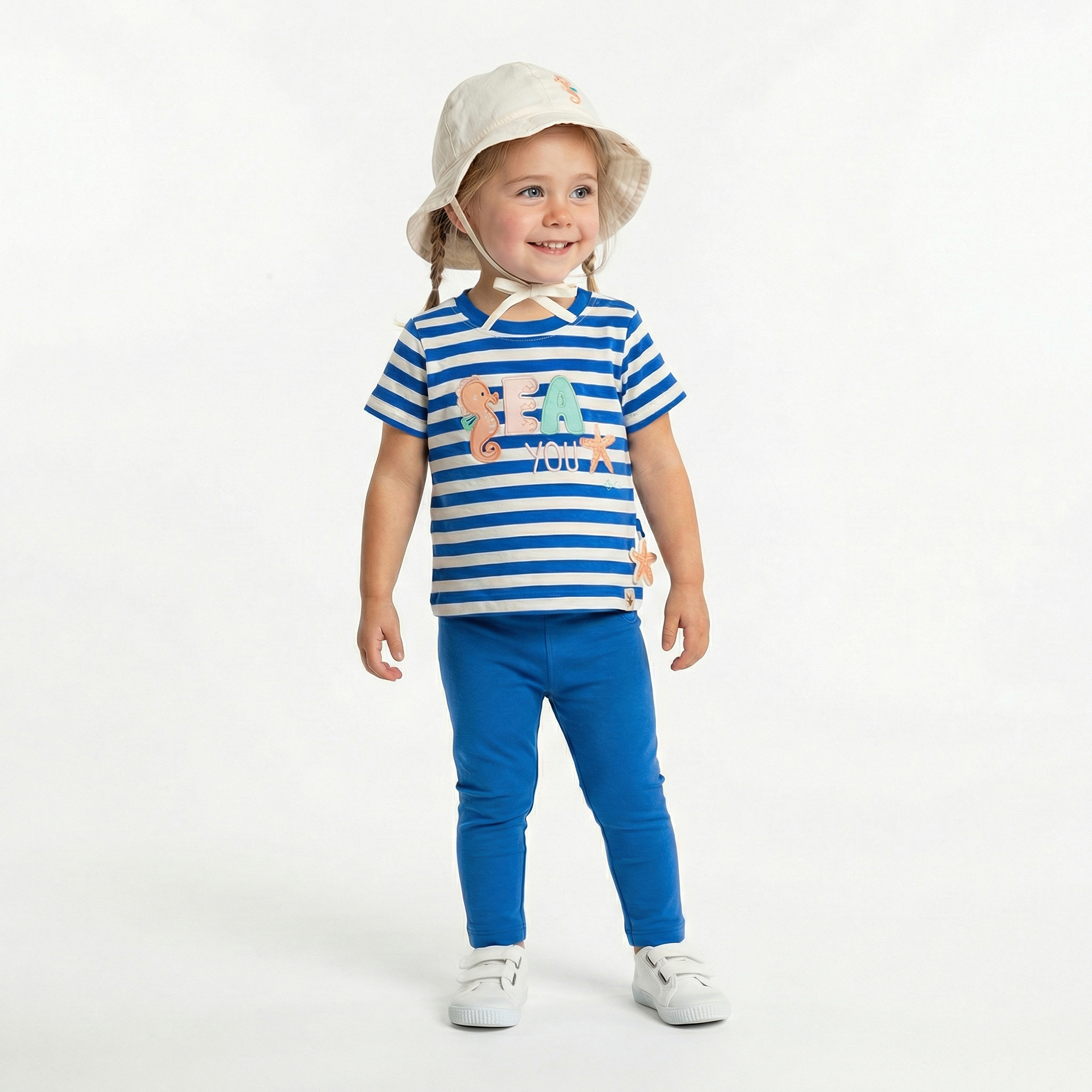 Baby Sonnenhut Seepferdchen, weiß