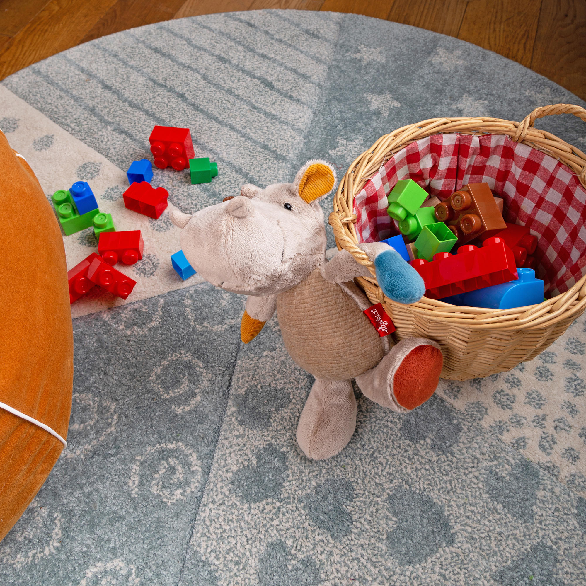 Kuscheltier Flusspferd, Patchwork Sweety Kuscheltier Flusspferd, Patchwork Sweety