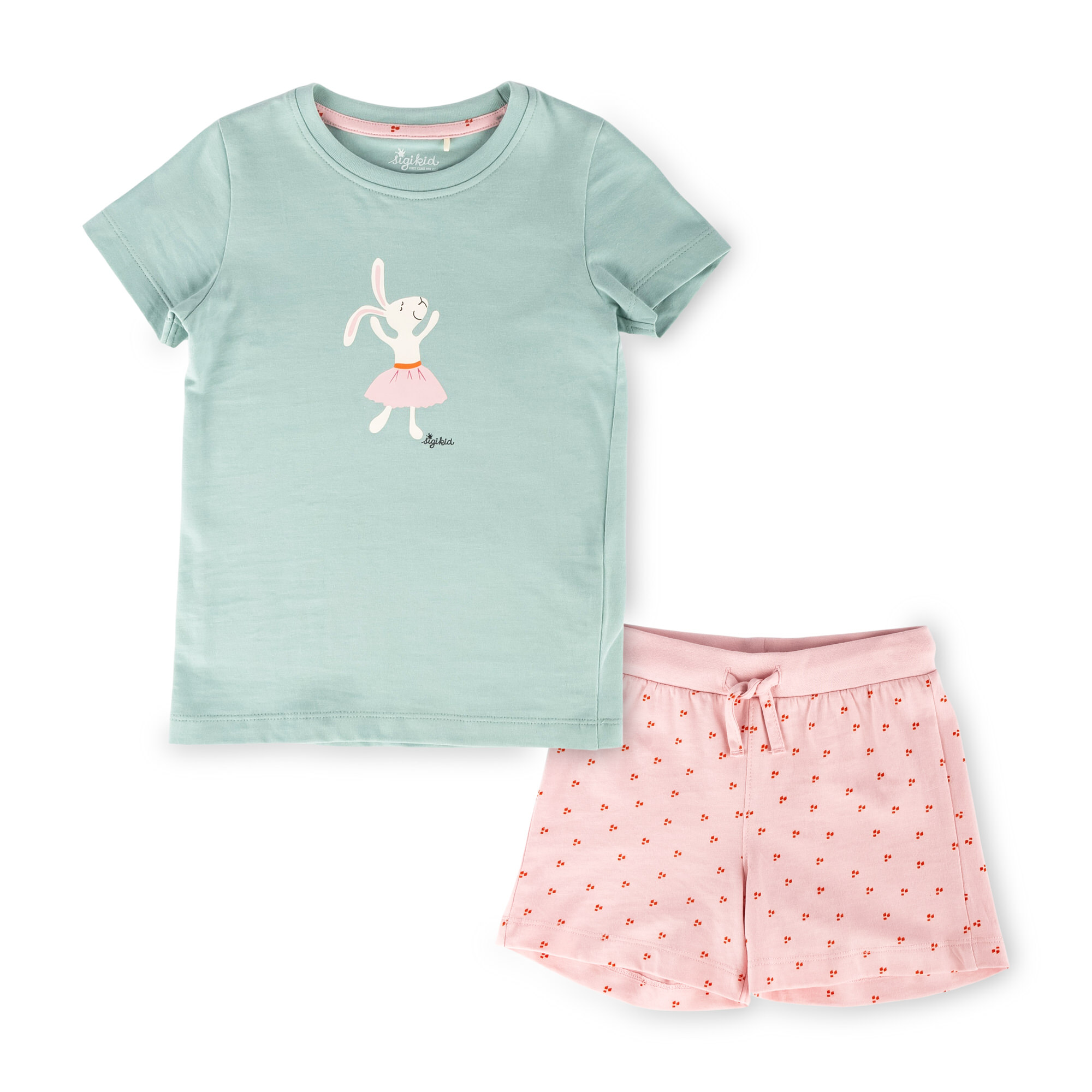Kinder Shorty Pyjama Hase, grün Kinder Shorty Pyjama Hase, grün