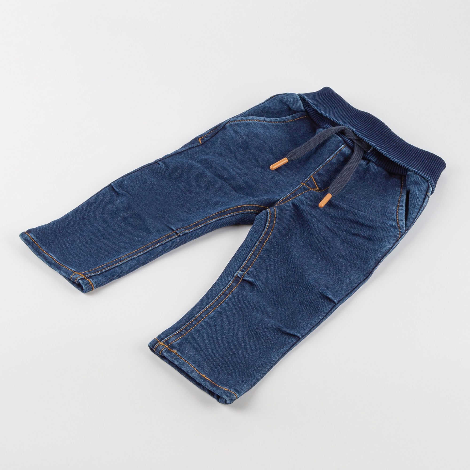 Babyjeans aus Sweat Denim, dunkelblau Babyjeans aus Sweat Denim, dunkelblau