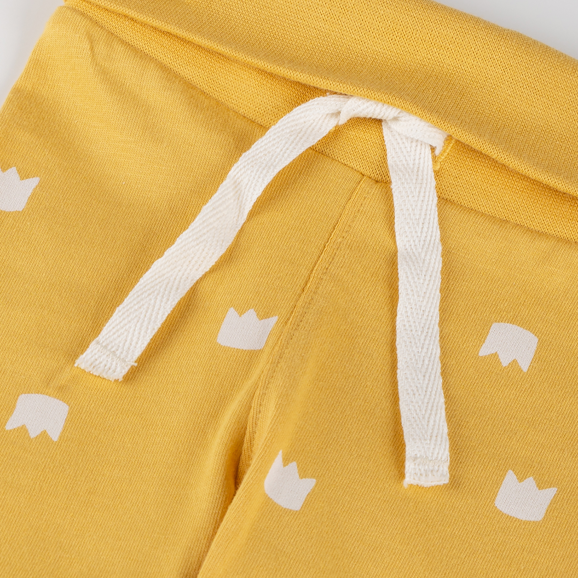Newborn baby leggings, yellow