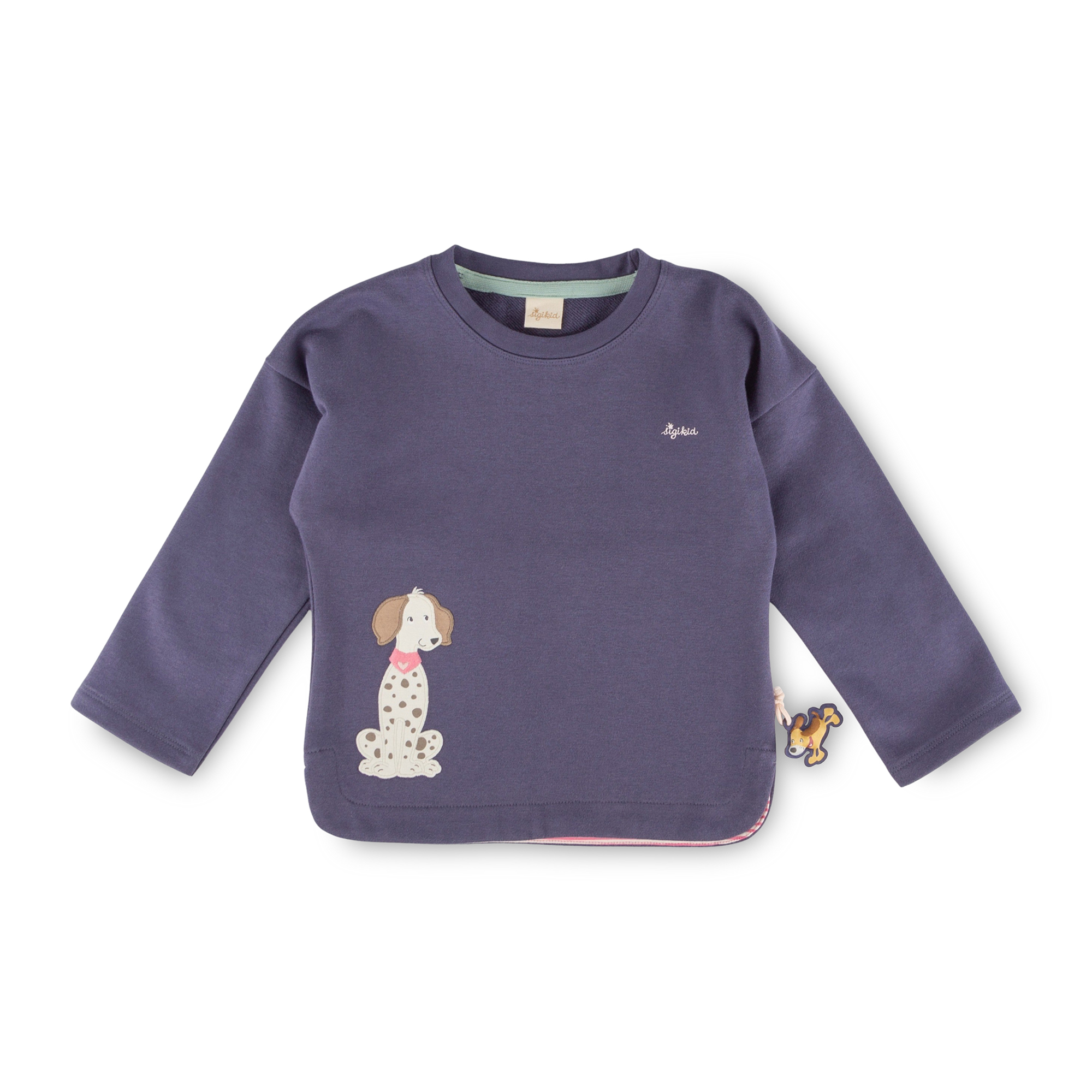 Blaues Kinder Sweatshirt, Hund Funny Dog Blaues Kinder Sweatshirt, Hund Funny Dog