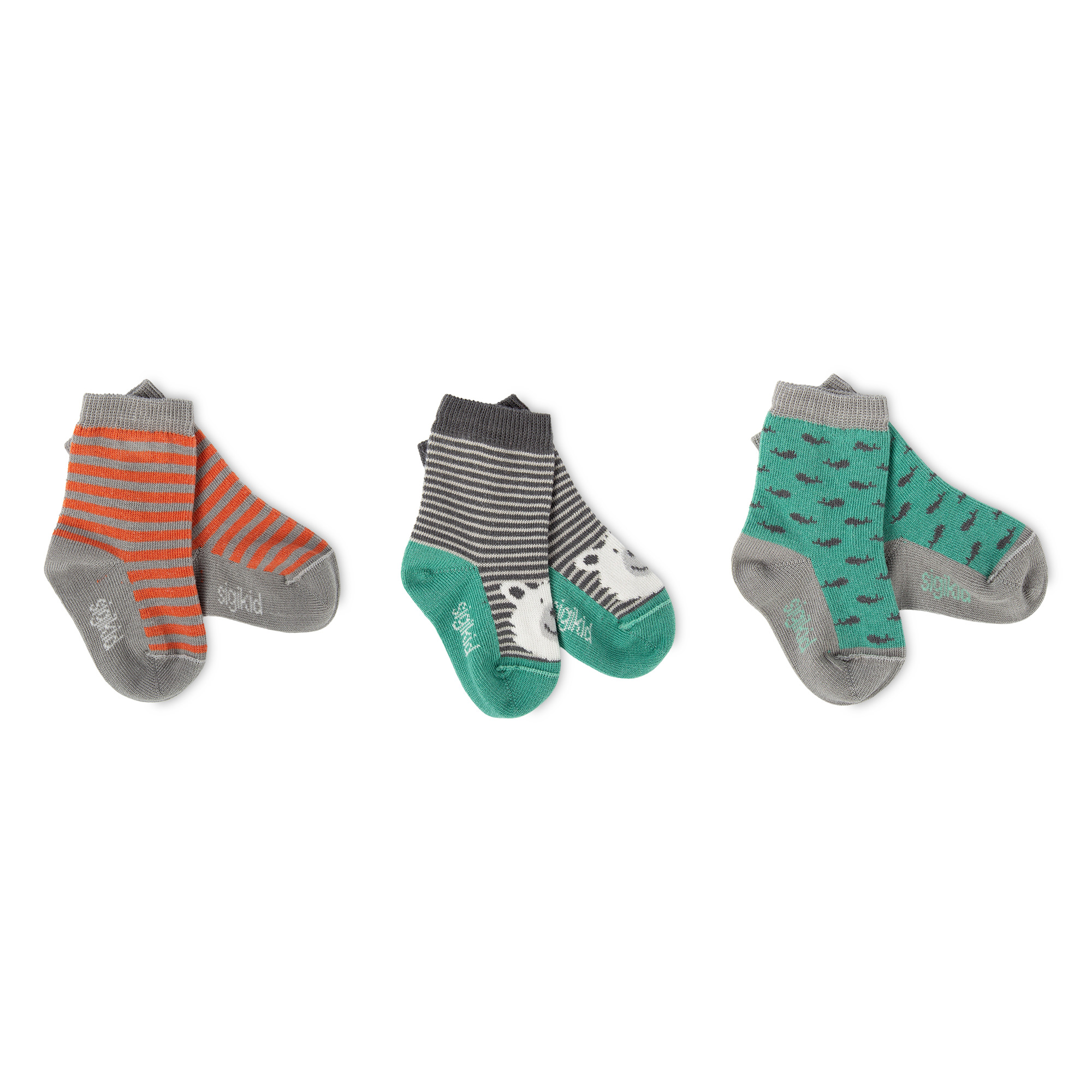 Baby 3er Socken-Set Eisbär