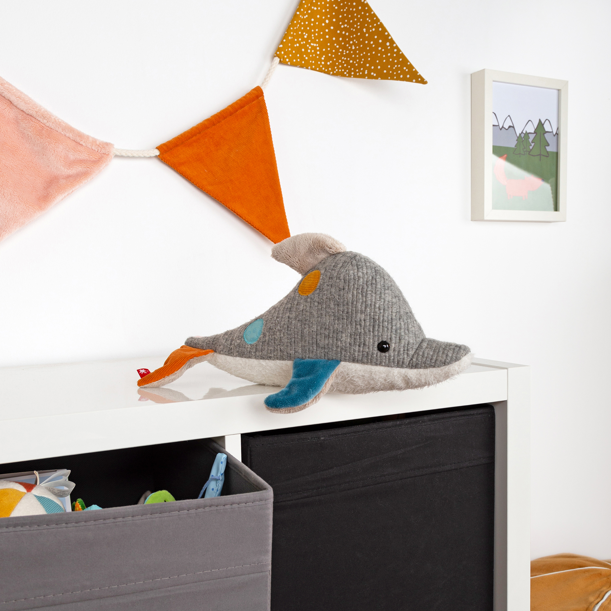 Kuscheltier Delfin, Patchwork Sweety Kuscheltier Delfin, Patchwork Sweety