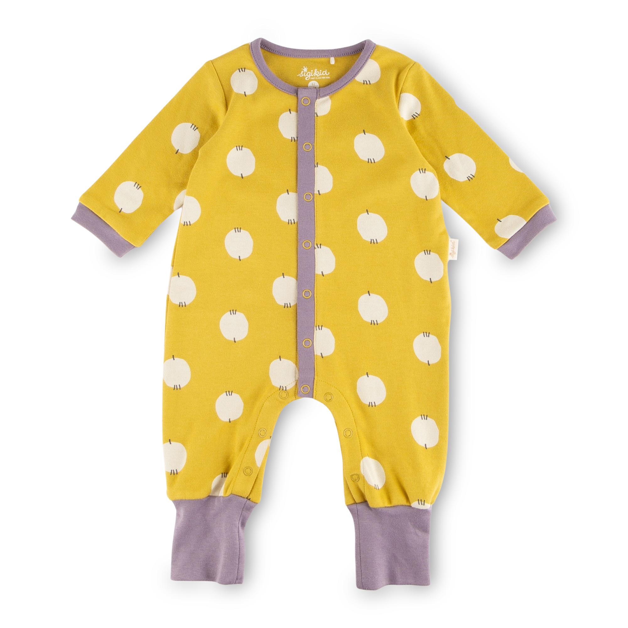 Pünktchen Baby Schlaf Overall, gelb Pünktchen Baby Schlaf Overall, gelb