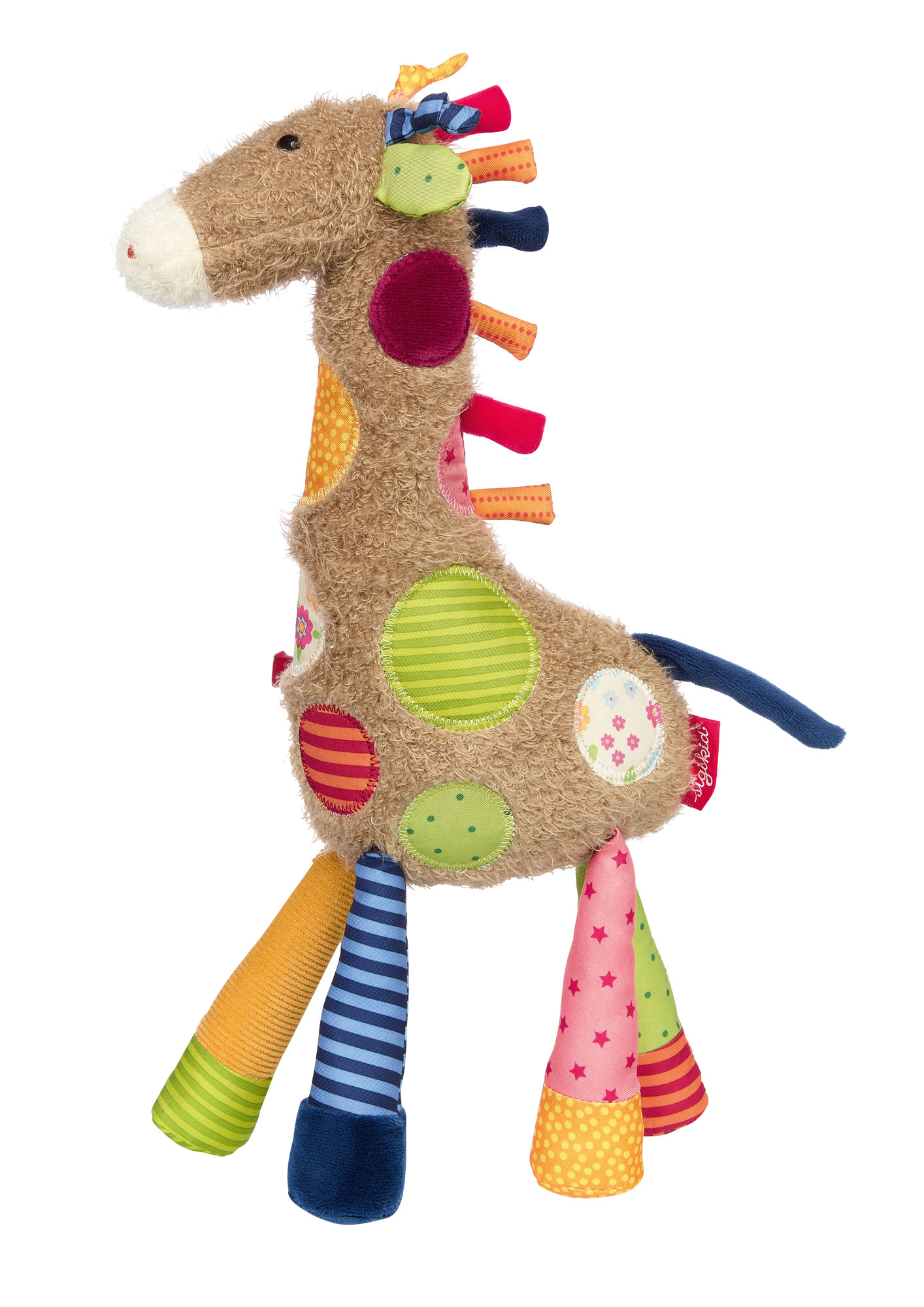 Soft toy giraffe, Patchwork Sweety