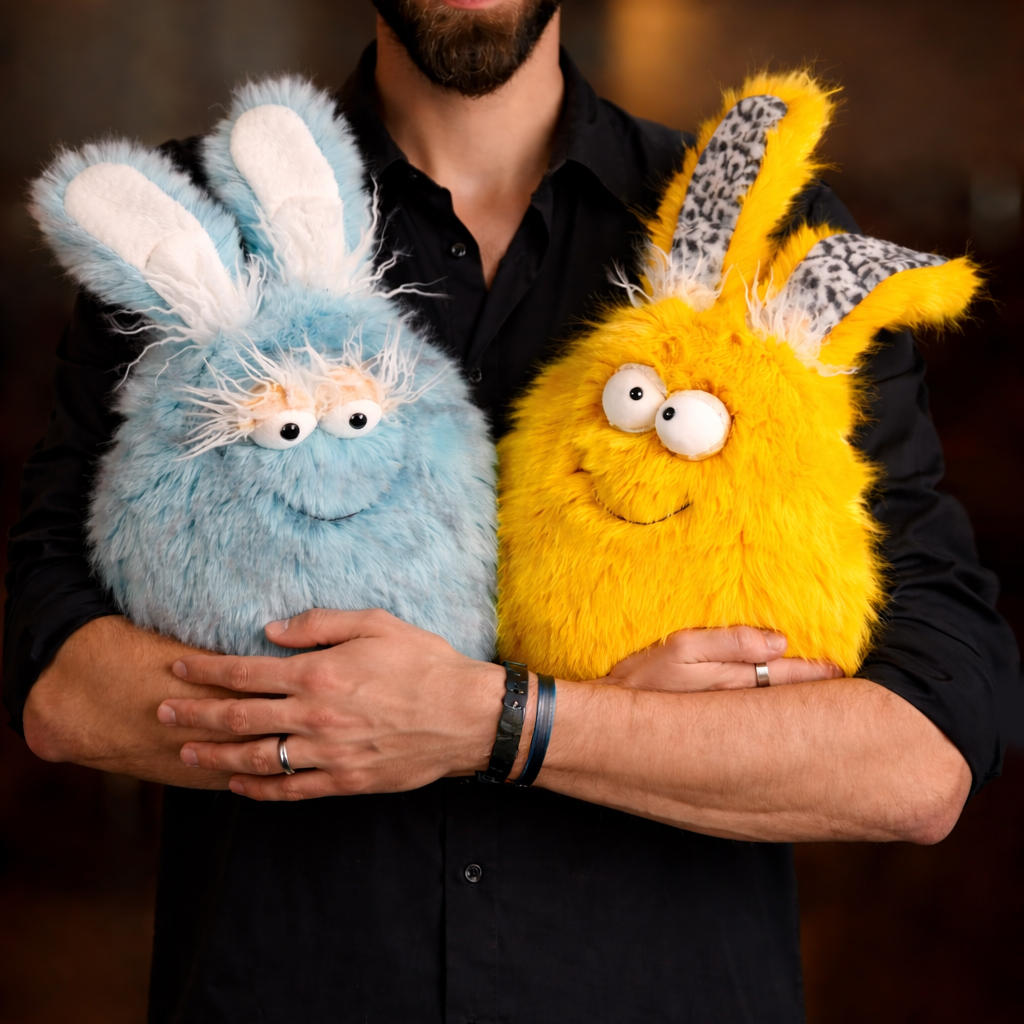 Beasts Kuschel Osterei Fluffbert, gelb