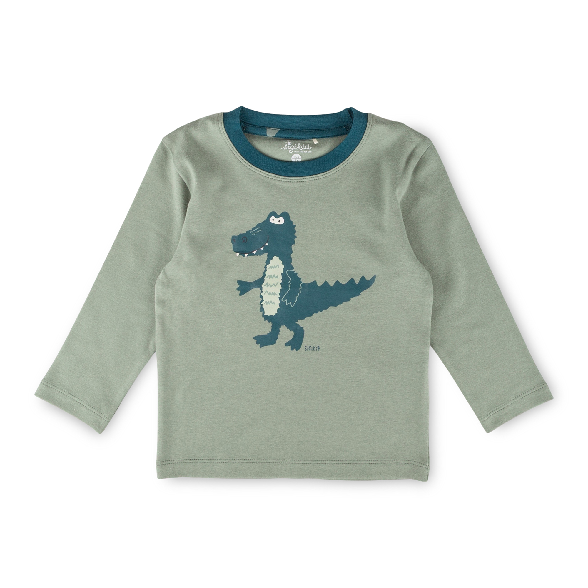 Kinder Pyjama Krokodil, grün