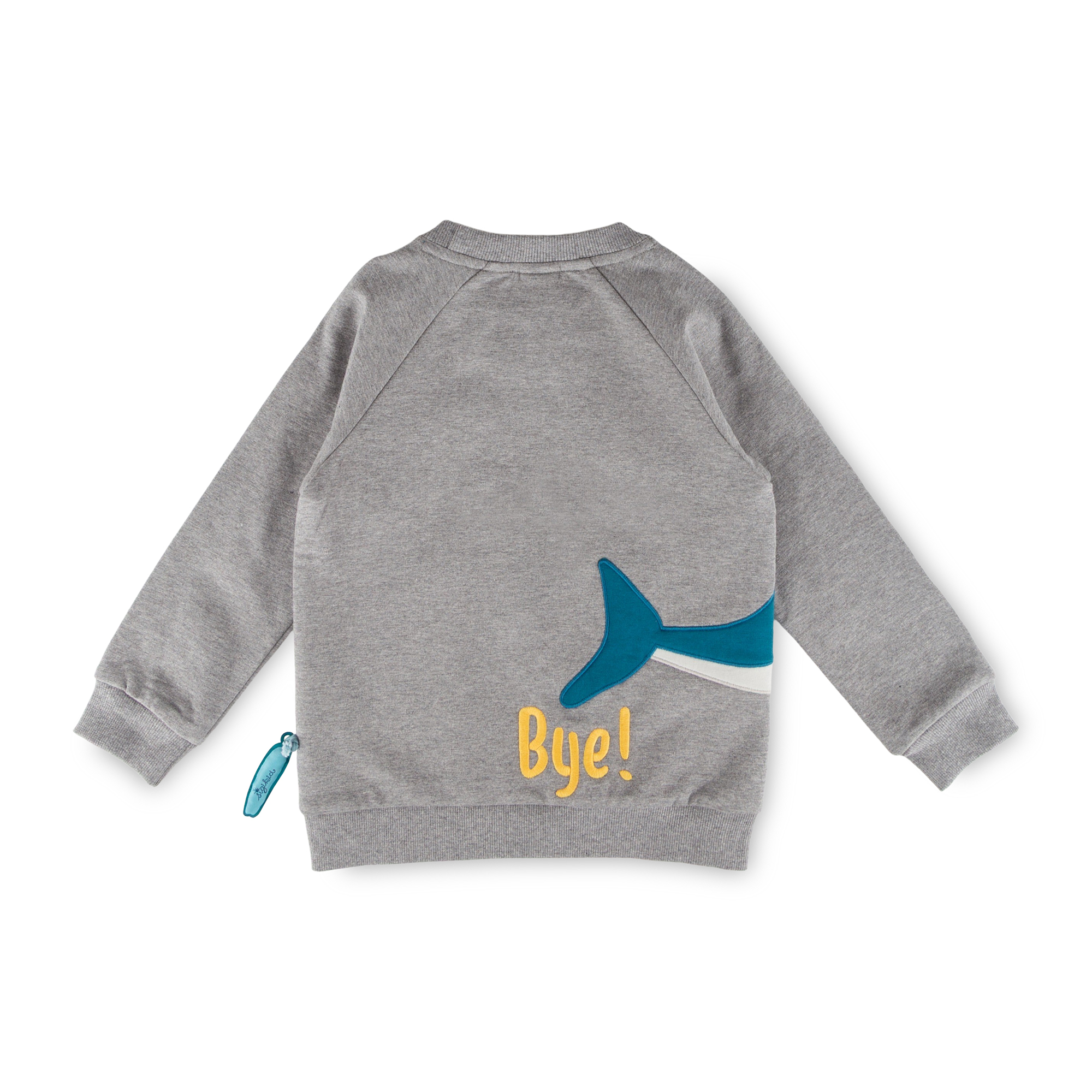 Kinder Sweatshirt Hai, grau