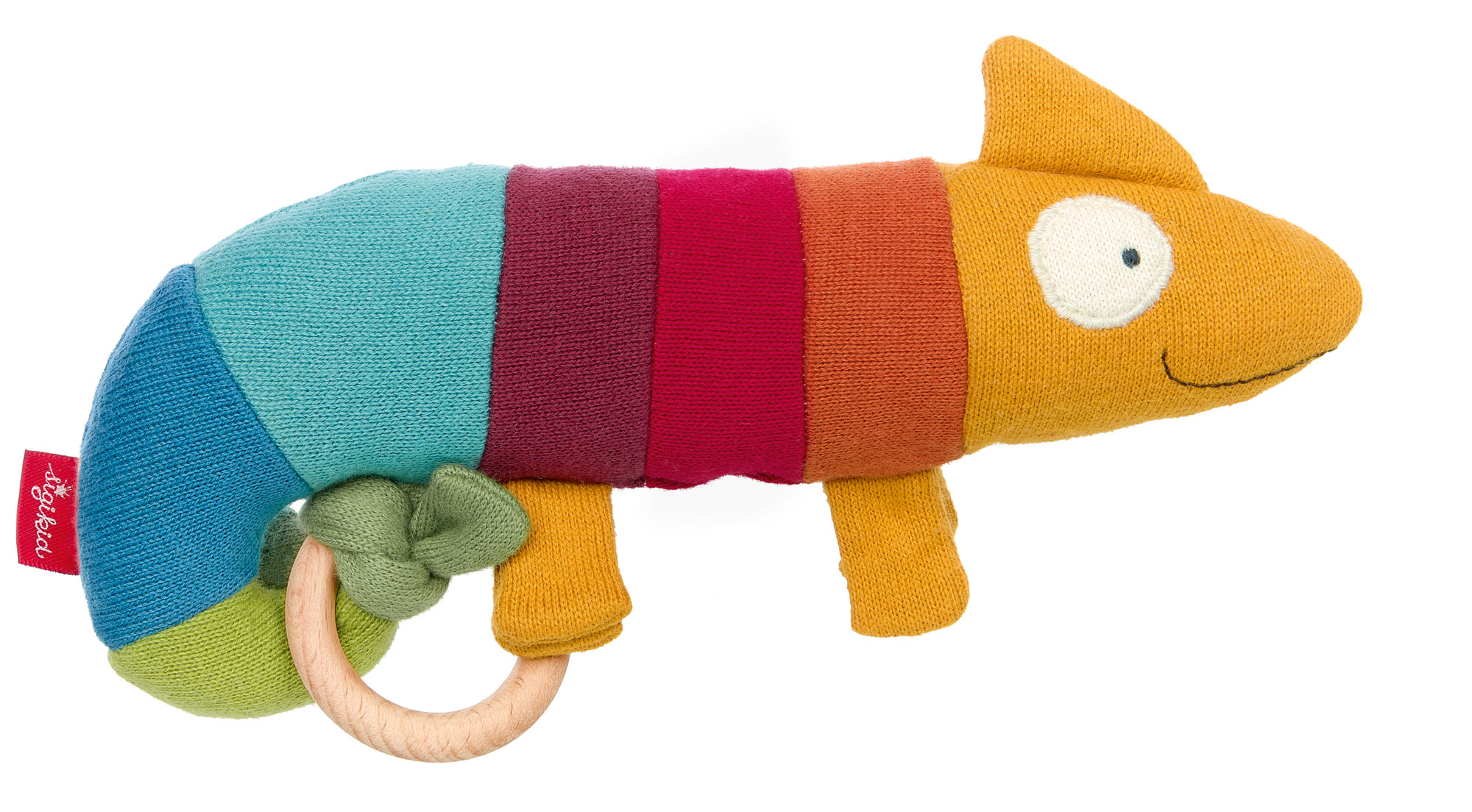 Baby Strick Greifling Chamäleon