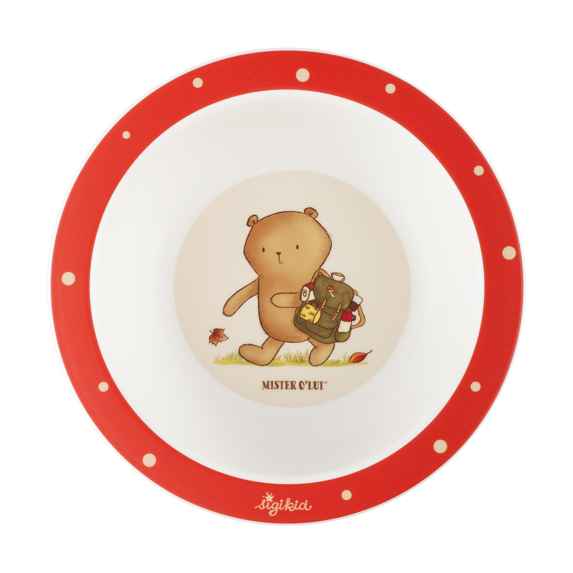 Kinder Geschirr-Set Mister O'Lui Biberbär, rPET Kinder Geschirr-Set Mister O'Lui Biberbär, rPET