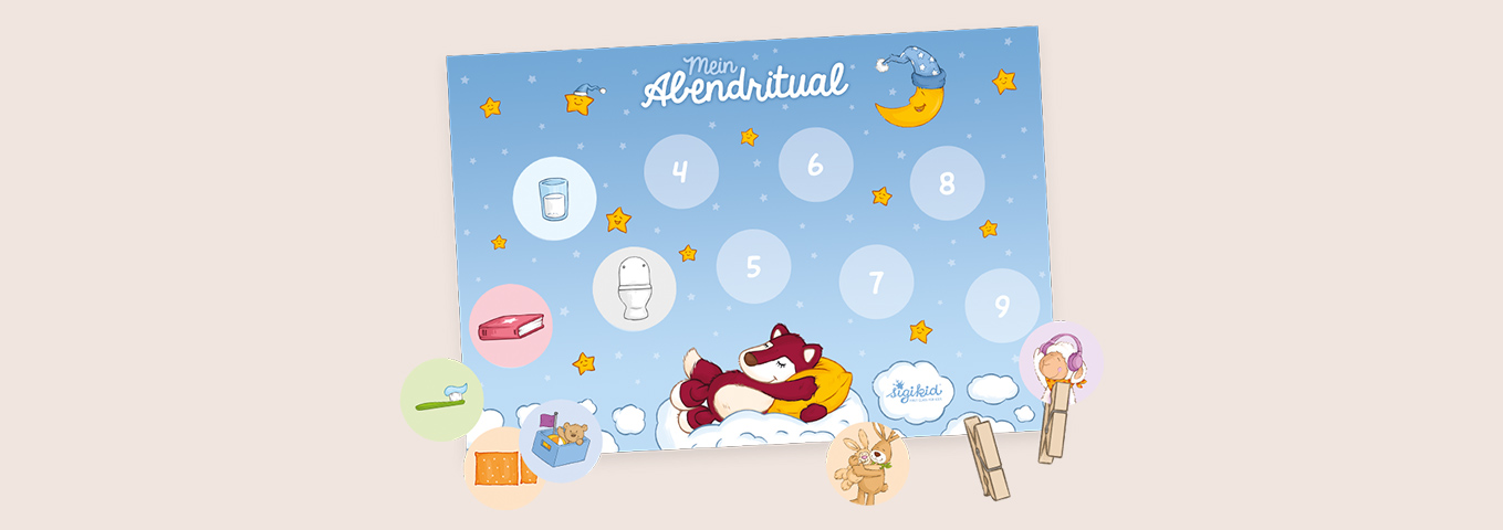 Abendritual-Planer für Kinder