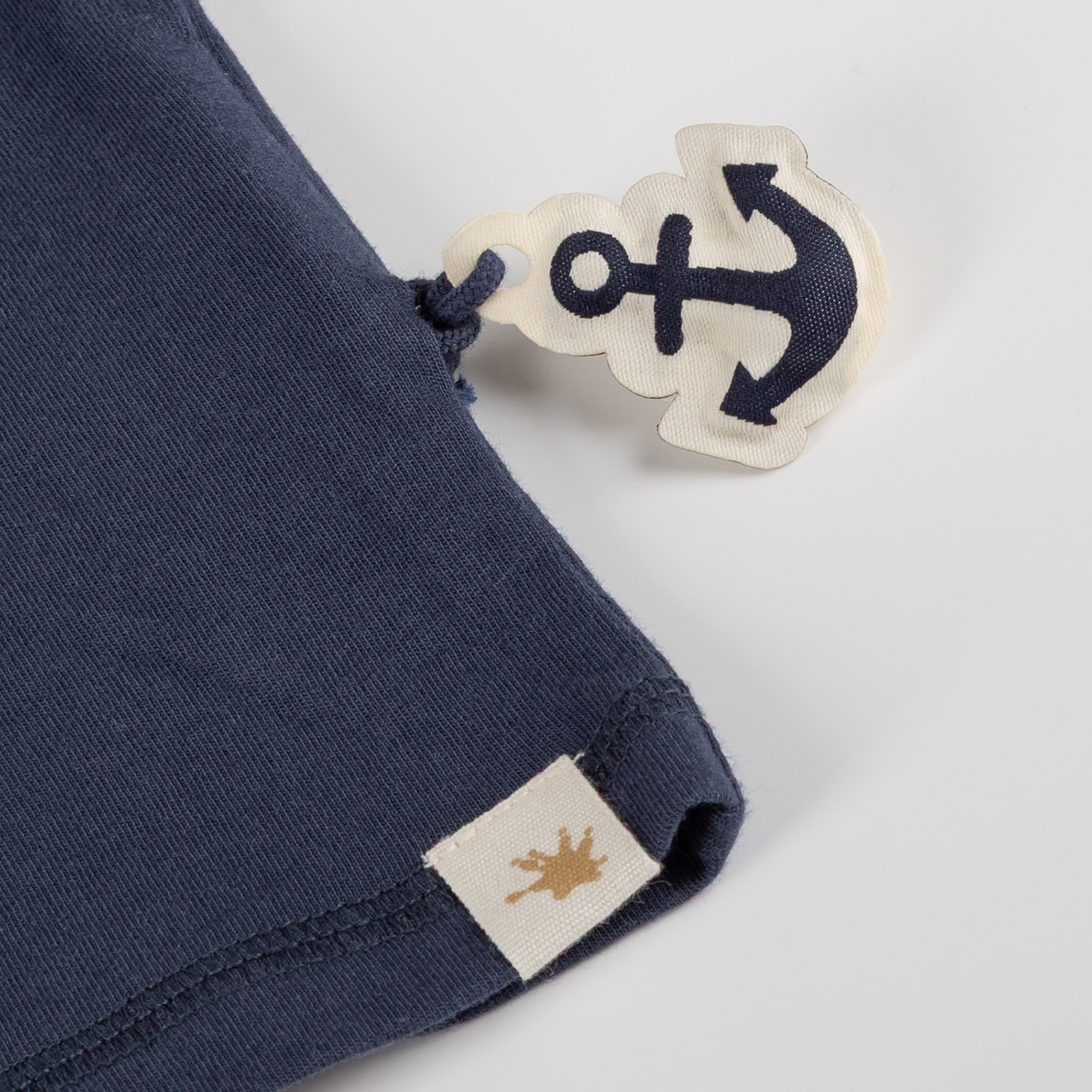 Baby T-Shirt Oktopus, blau