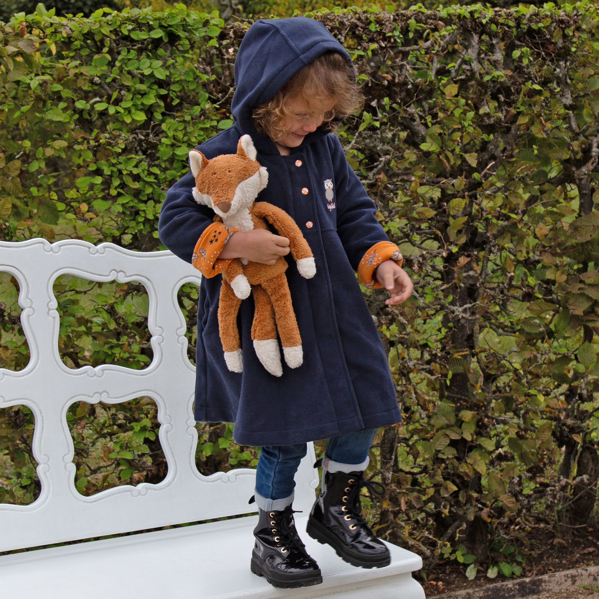 Pure and natural: organic soft toy fox