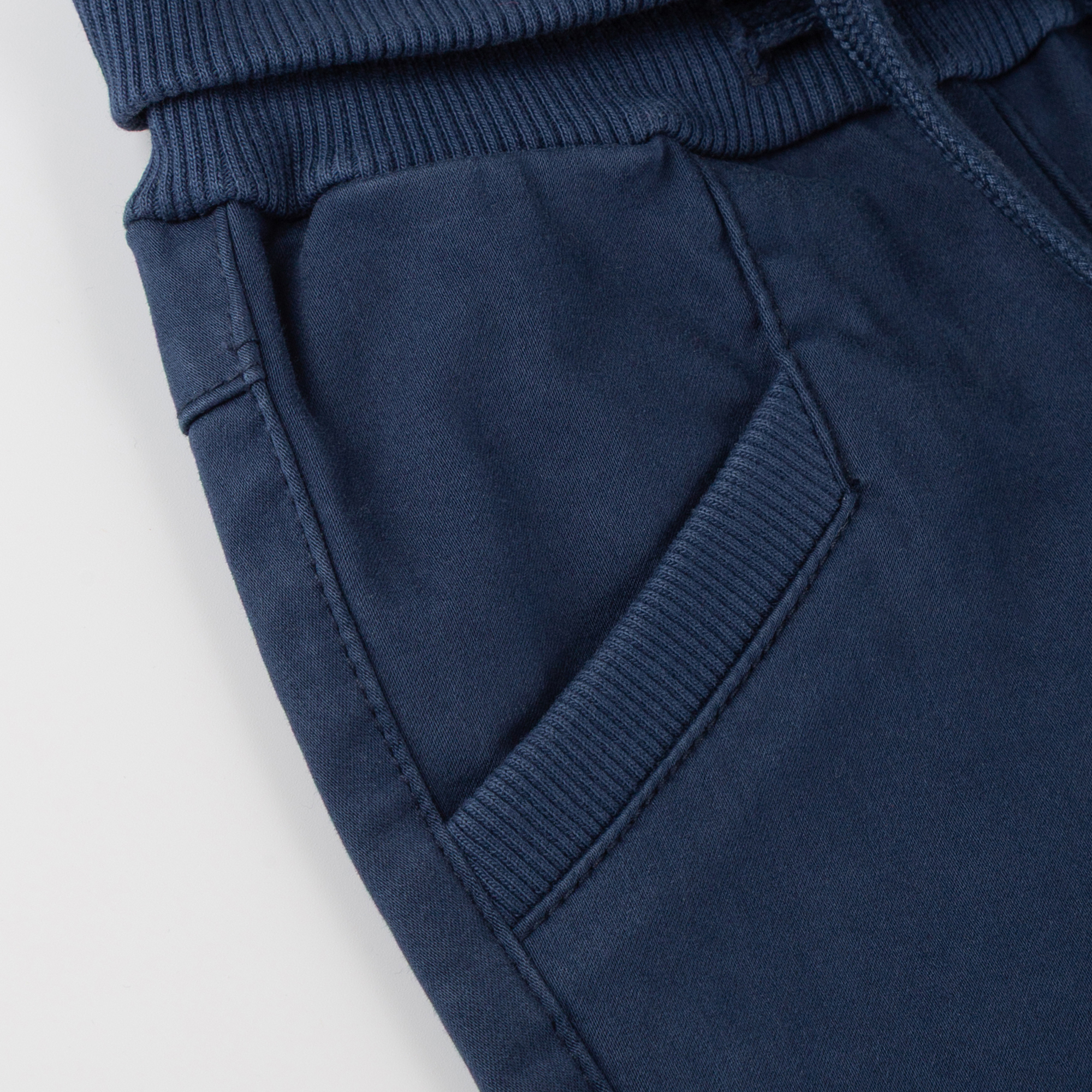 Baby Gabardine Hose Tiger & Löwe, dunkelblau