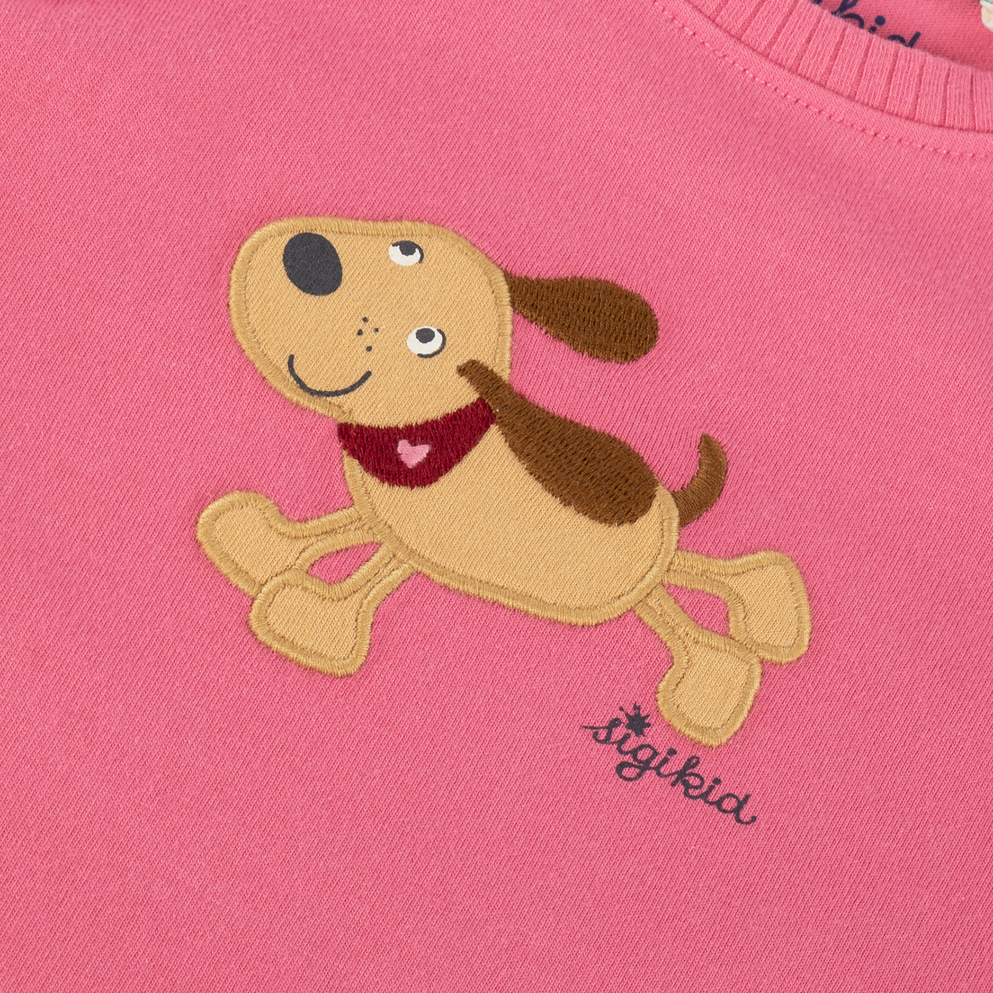 Baby Kleid rosa, Hündchen Funny Dog Baby Kleid rosa, Hündchen Funny Dog