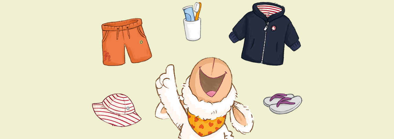 Urlaubs-Packliste für Kinder