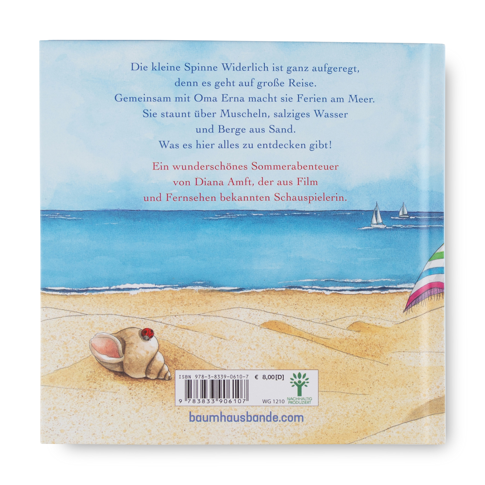 Kinderbuch Ausflug ans Meer - Die kleine Spinne Widerlich Mini Ausgabe Kinderbuch Ausflug ans Meer - Die kleine Spinne Widerlich Mini Ausgabe