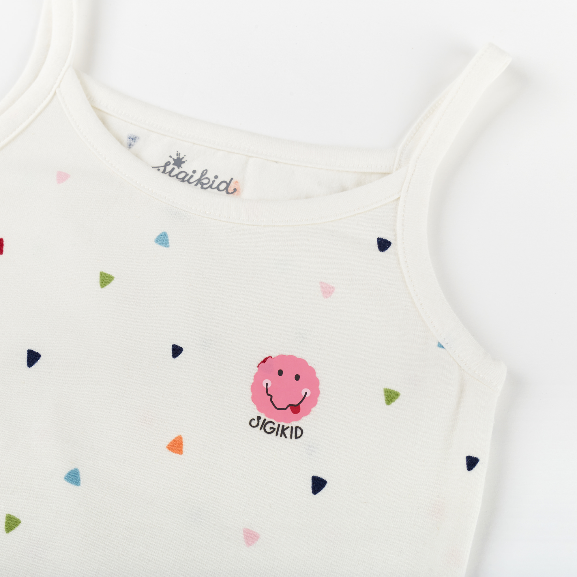 Girls' undershirt cami top Smiley