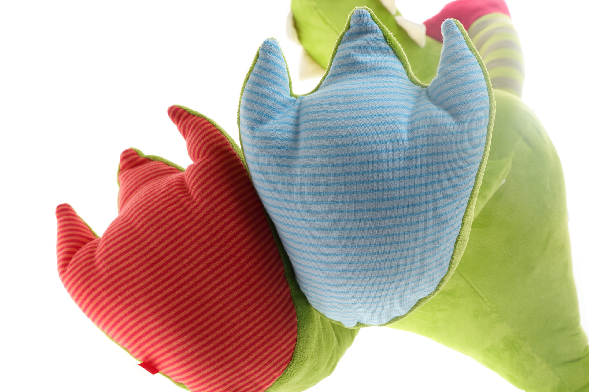 XXL Kuscheltier Drache im Patchworkstil