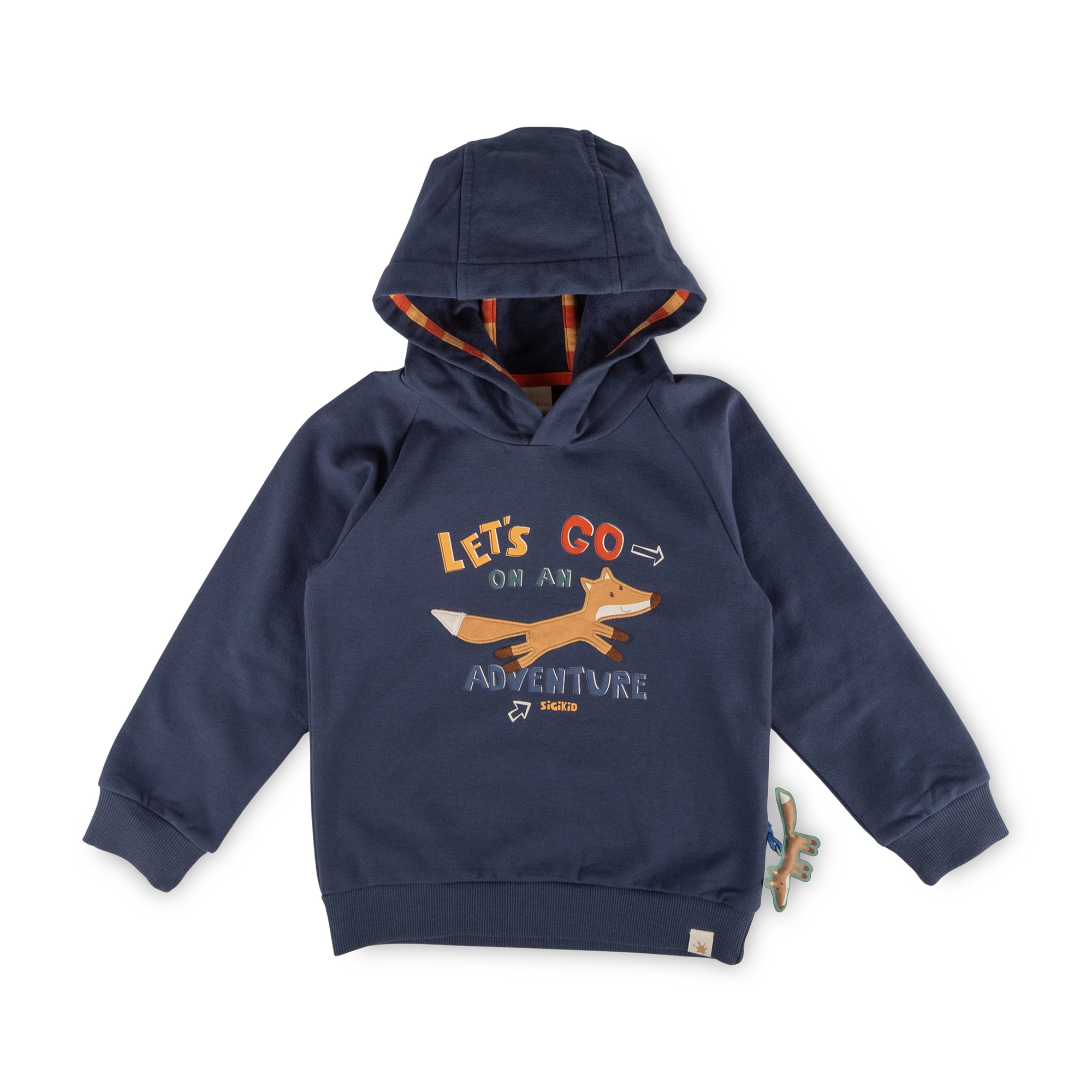 Kinder Sweatshirt mit Kapuze Wild Fox, dunkelblau Kinder Sweatshirt mit Kapuze Wild Fox, dunkelblau
